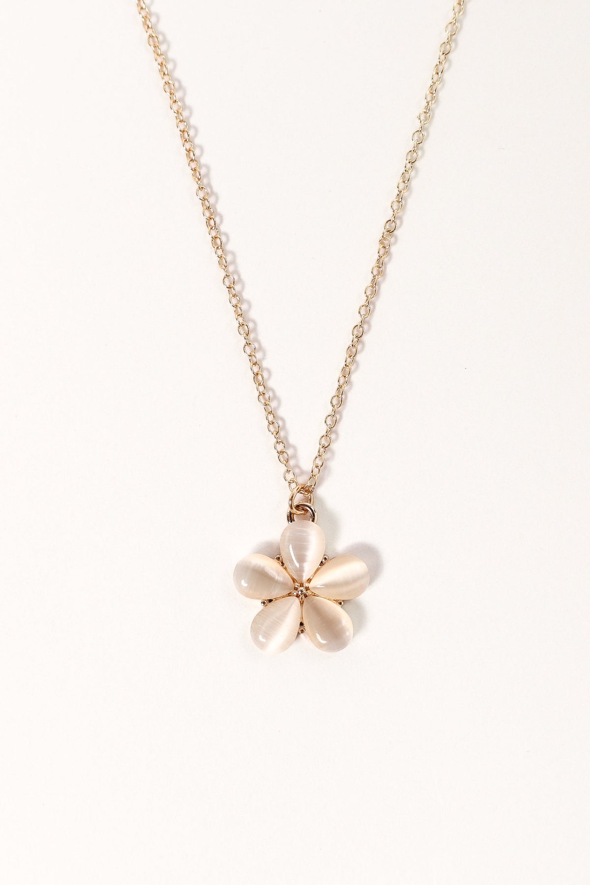 Everlee Floral Necklace in Gold – view 2 of 2