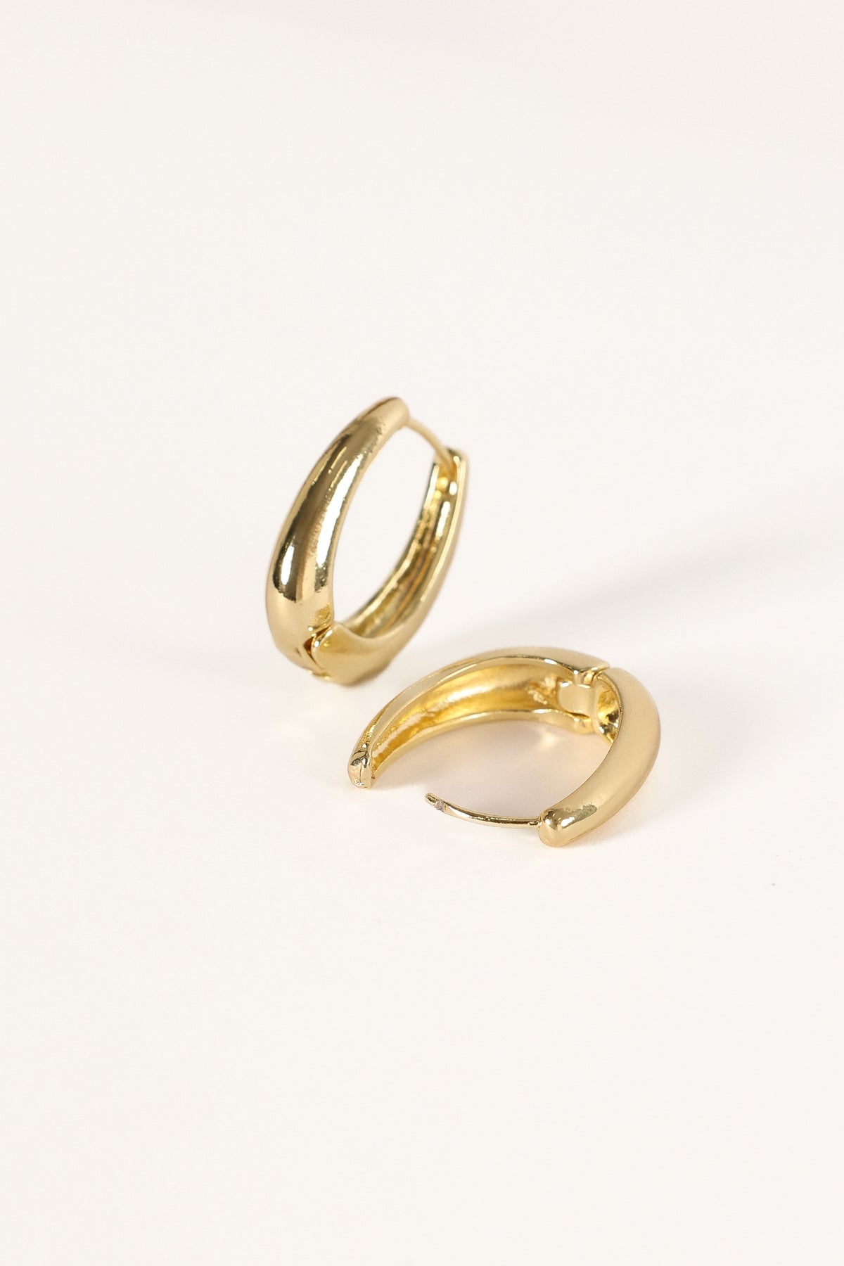 Farrow Loop Earrings in Gold – view 4 of 5