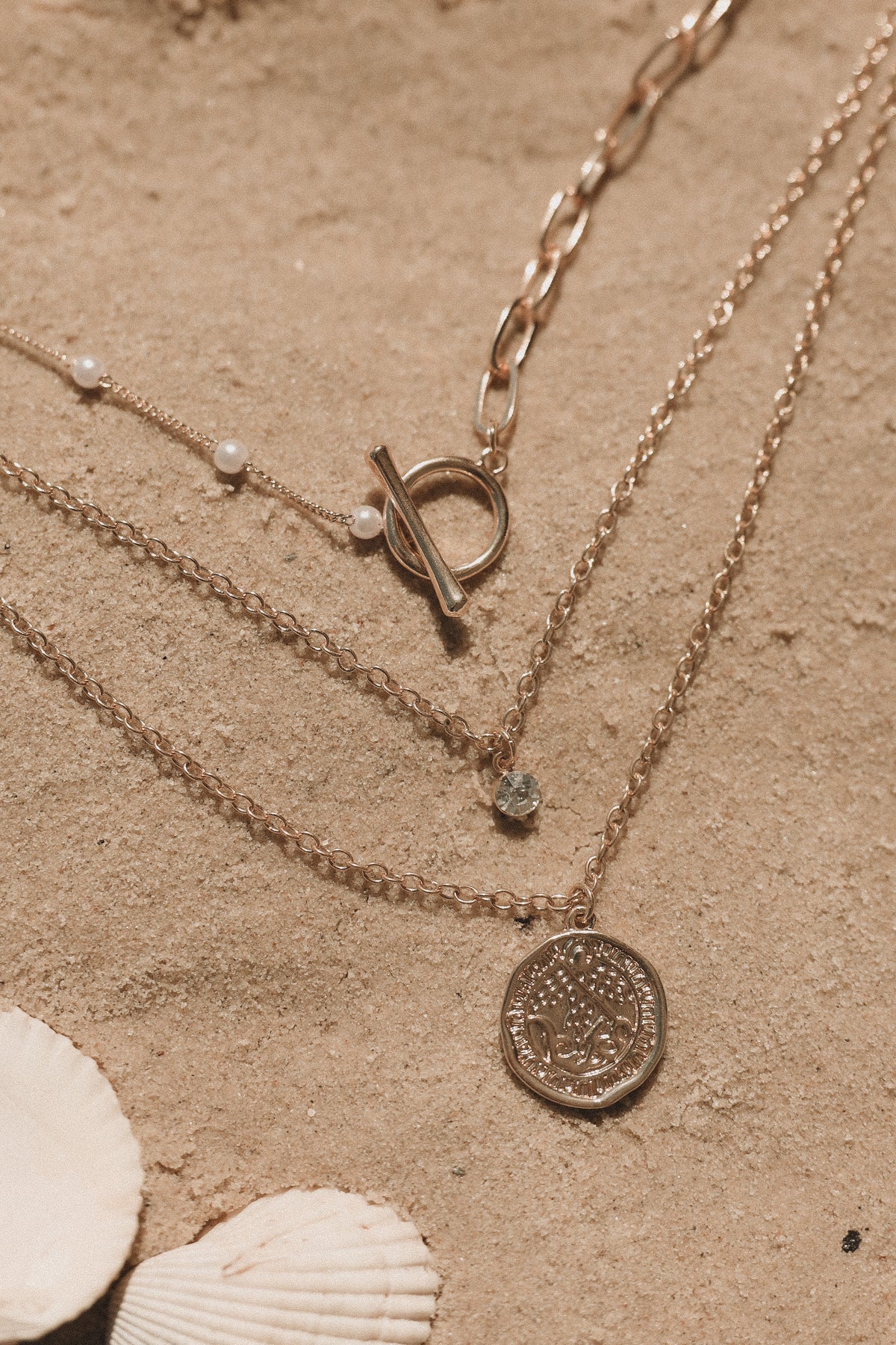 Faye Layered Necklace in Gold – view 2 of 2