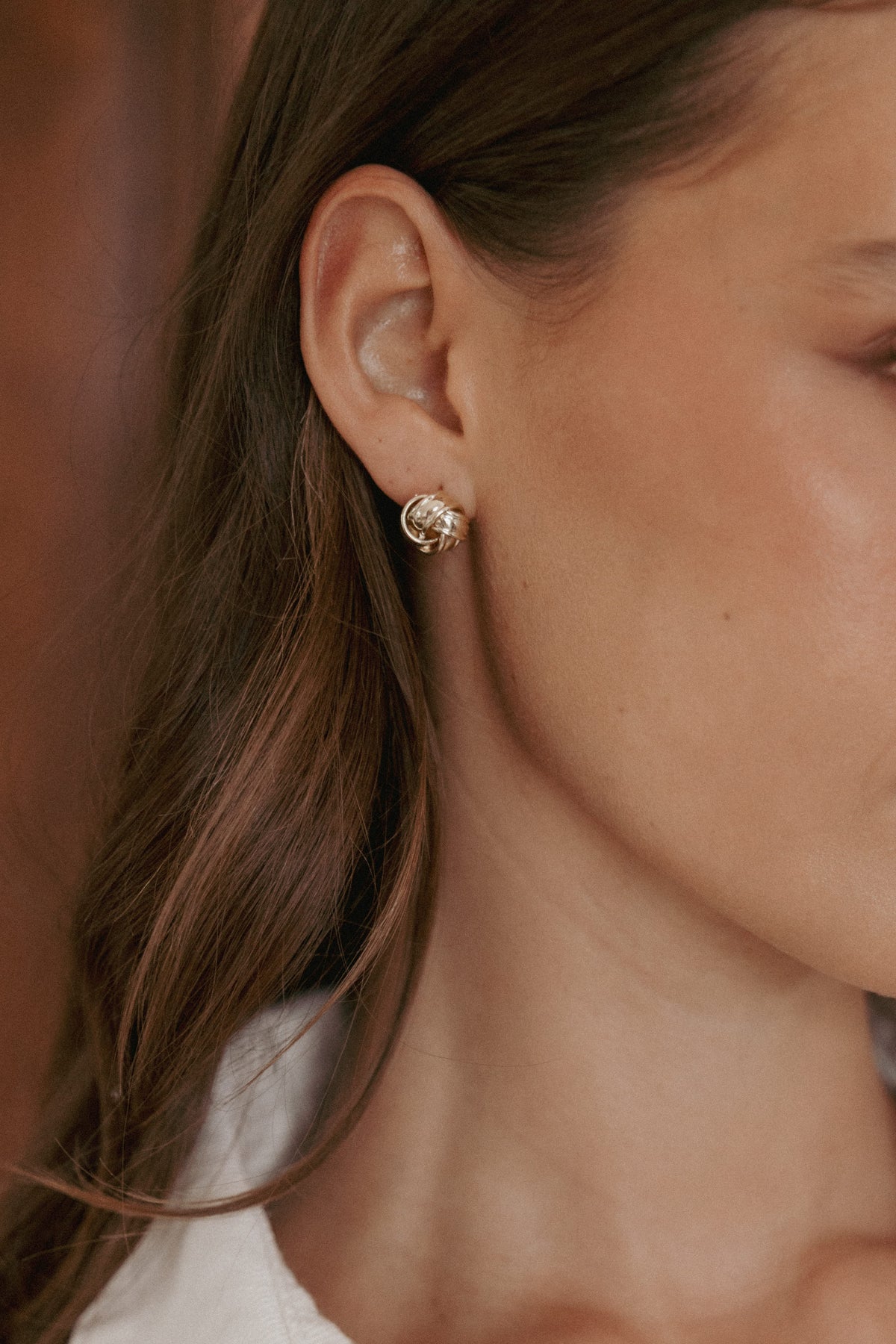 Fletcher Earrings in Gold – view 1 of 3