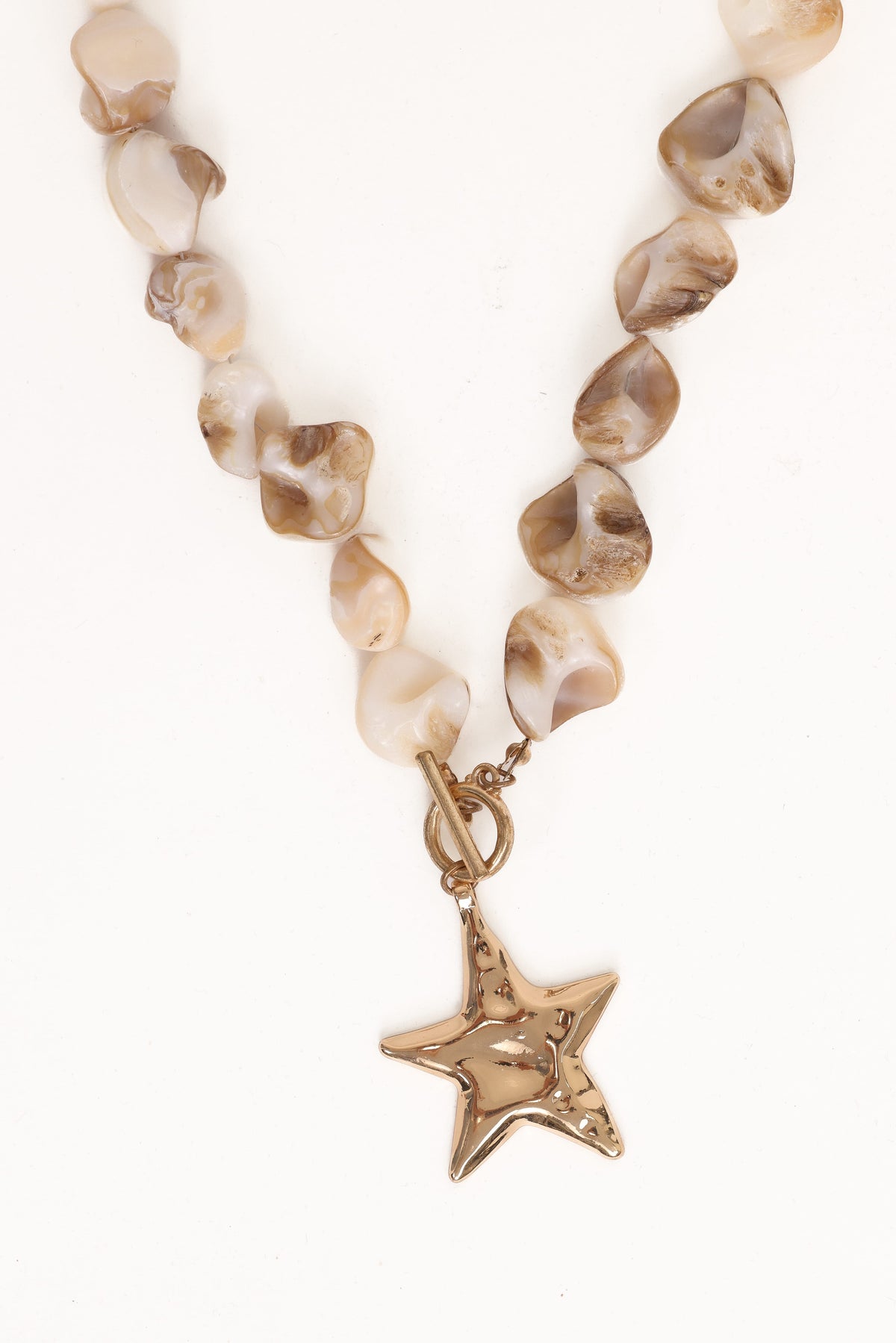 Gabbie Star Necklace in Pearl/Gold – view 3 of 3