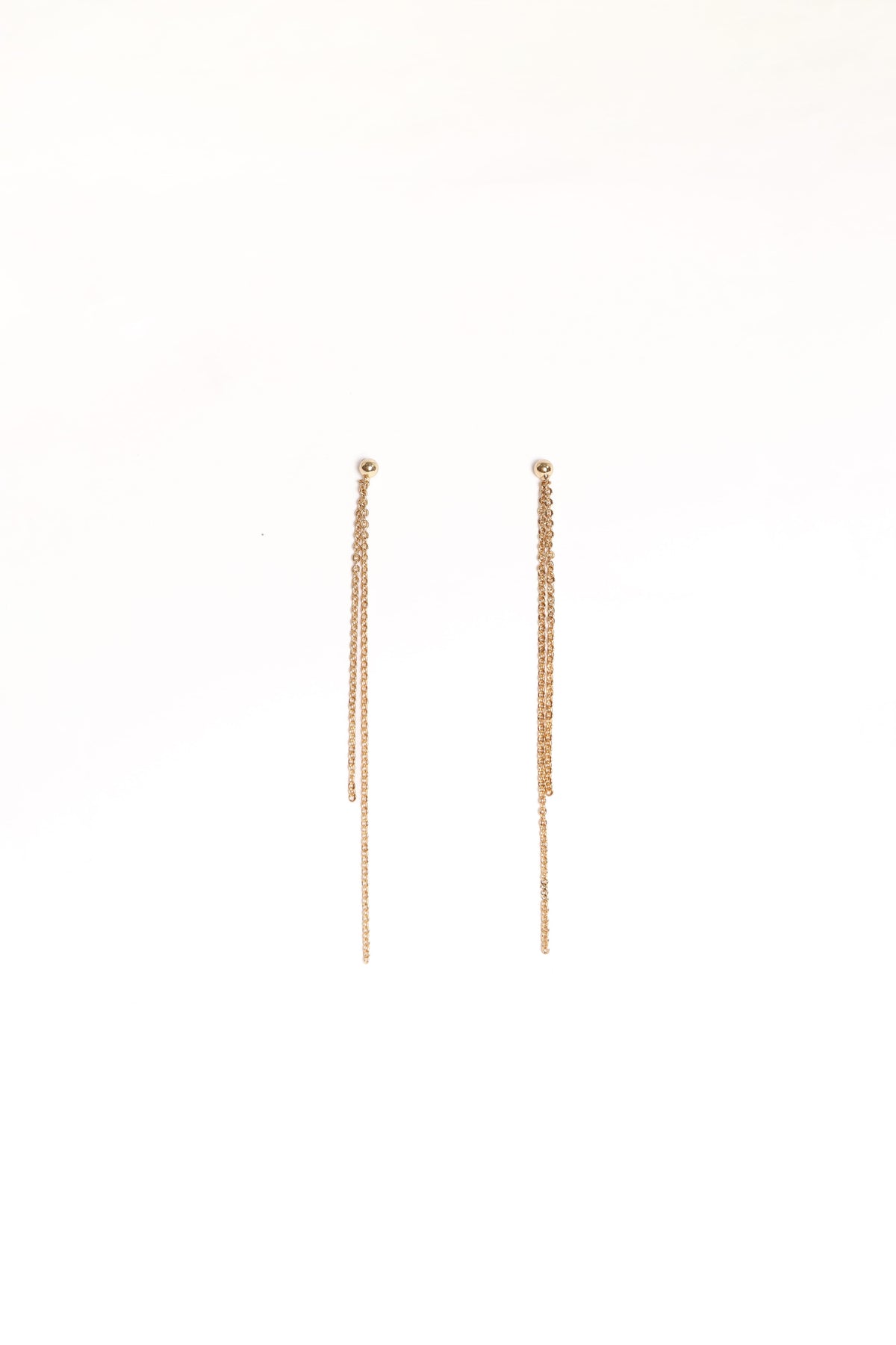 Genevieve Drop Earrings in Gold – view 1 of 2