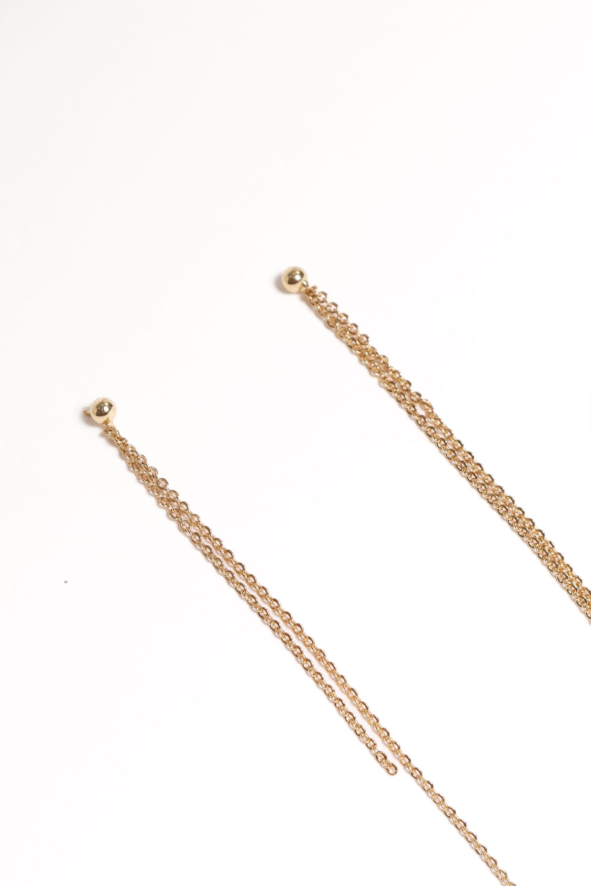 Genevieve Drop Earrings in Gold – view 2 of 2