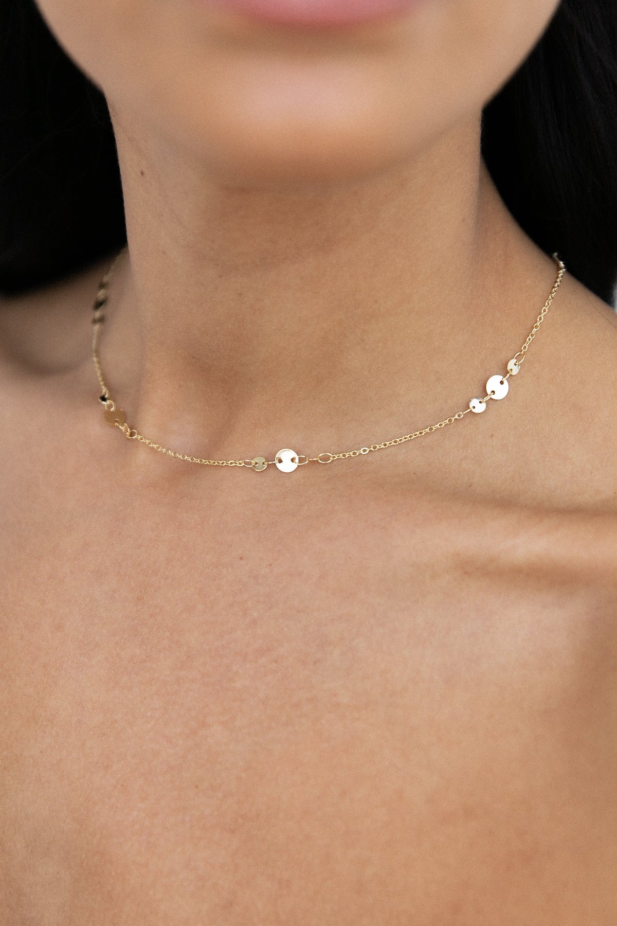 Glimmer Dainty Necklace in Gold – view 2 of 4