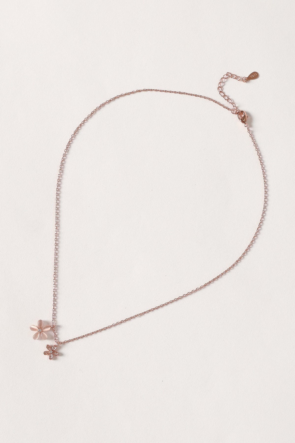 Hana Floral Necklace in Gold – view 2 of 3