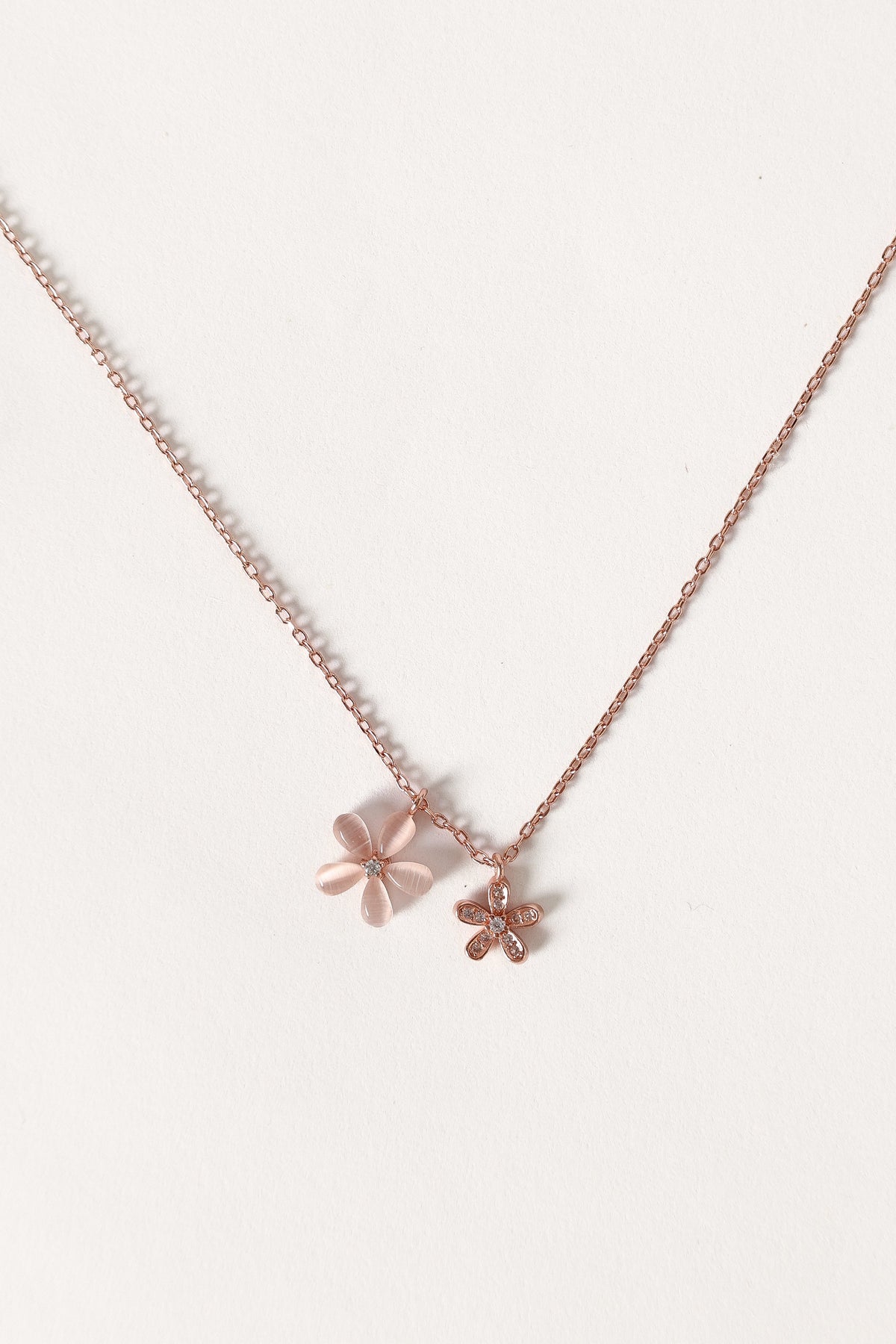 Hana Floral Necklace in Gold – view 1 of 3