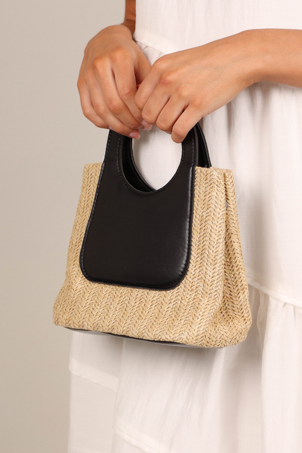 Hannah Bag in Natural/Black – view 6 of 6