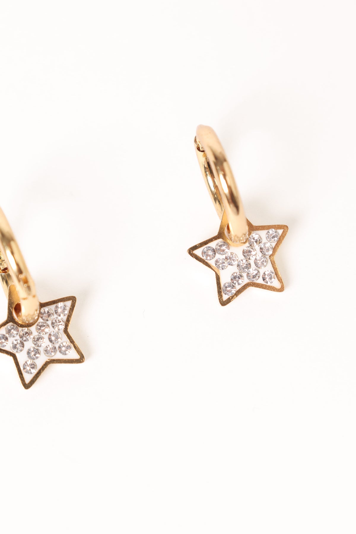 Hayden Star Earrings in Gold – view 2 of 3