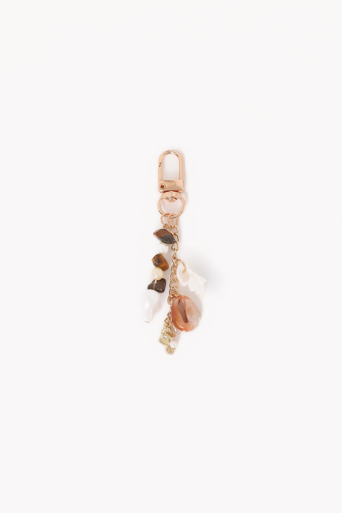 Imogen Shell Key Chain in Gold – view 4 of 5