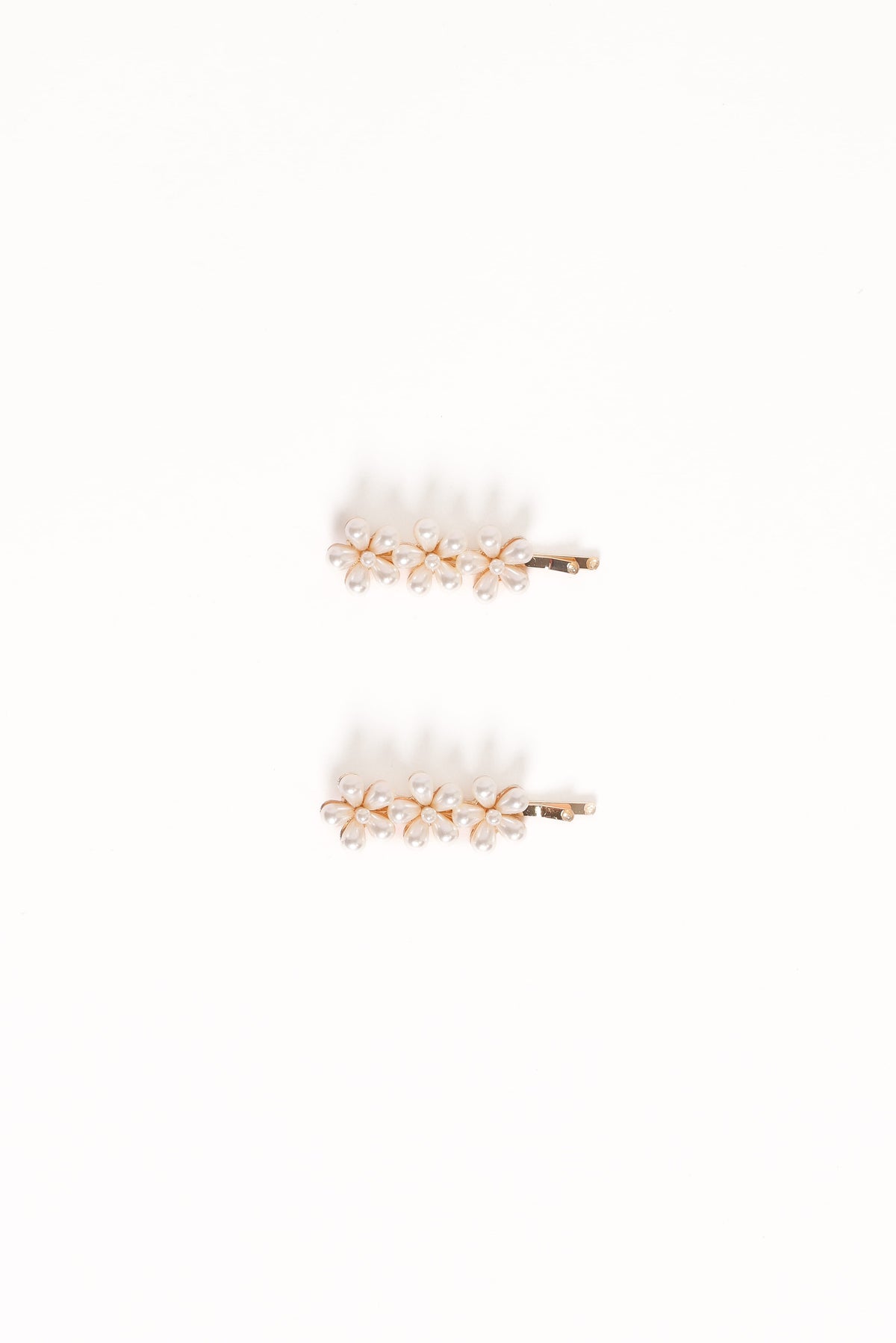 Isabella Hair Clip Set in Pearl – view 1 of 2