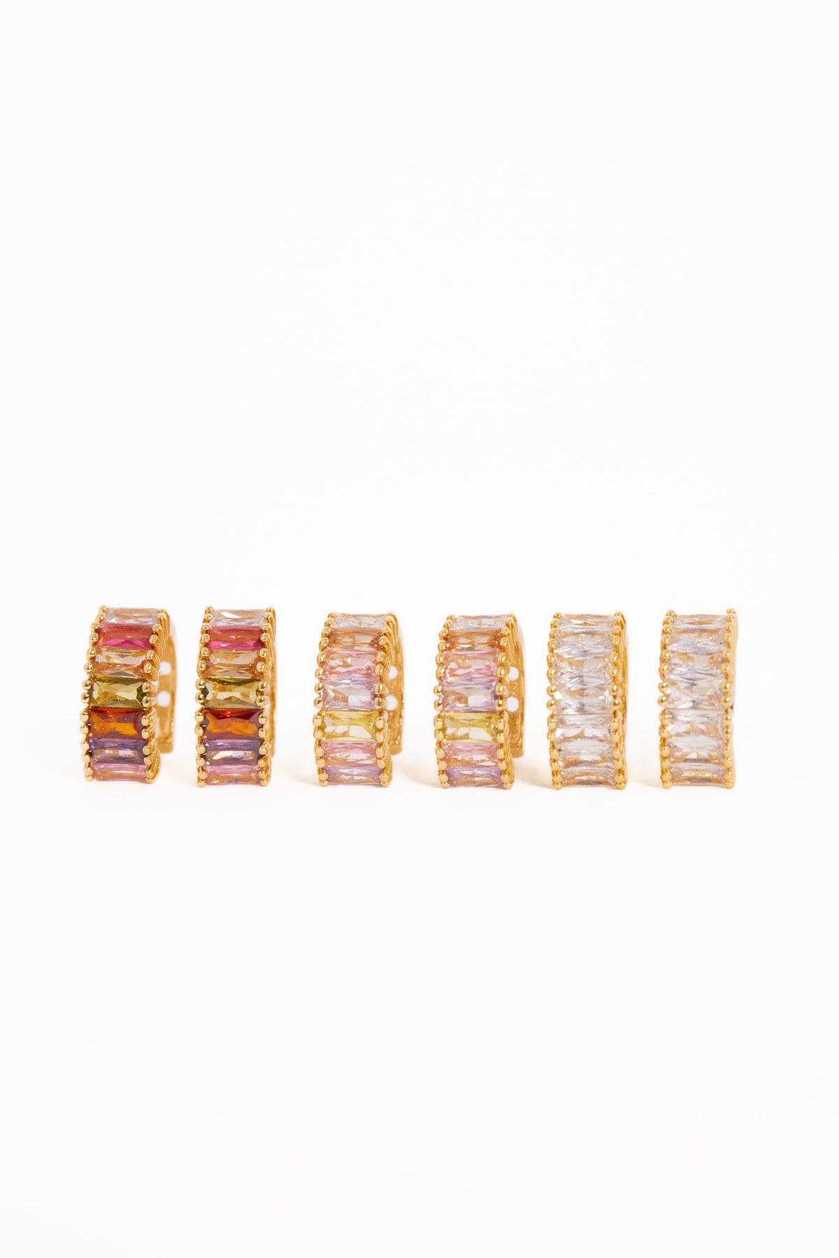 Isla 3 Pack Earrings Set in Multi – view 8 of 11