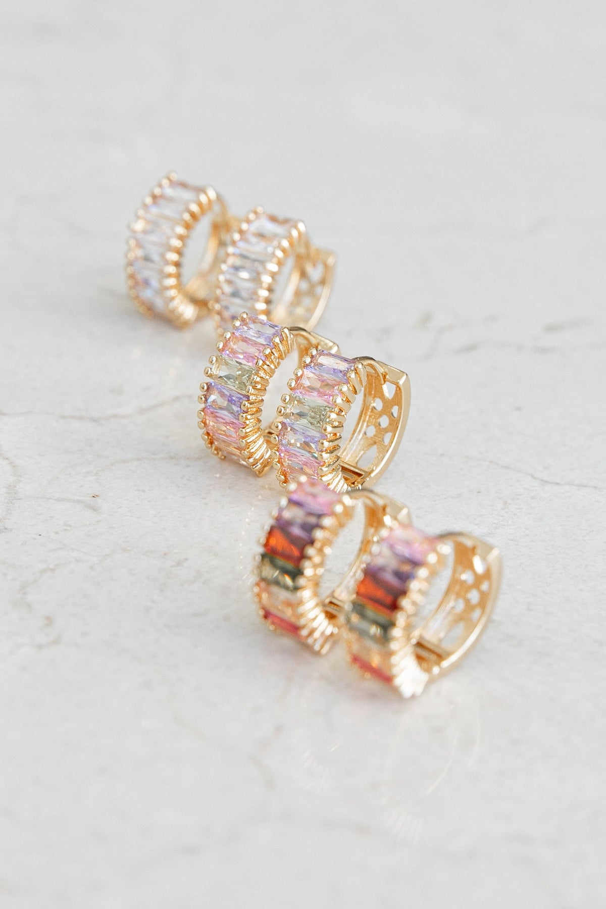 Isla 3 Pack Earrings Set in Multi – view 1 of 11