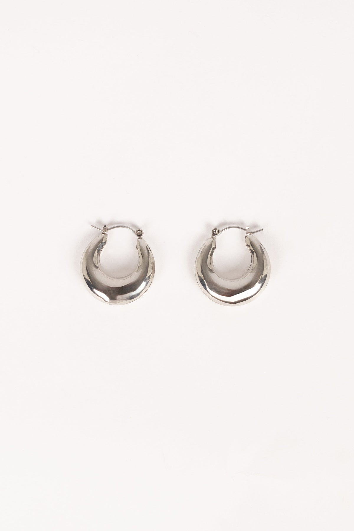 James Hoop Earrings in Silver – view 2 of 2