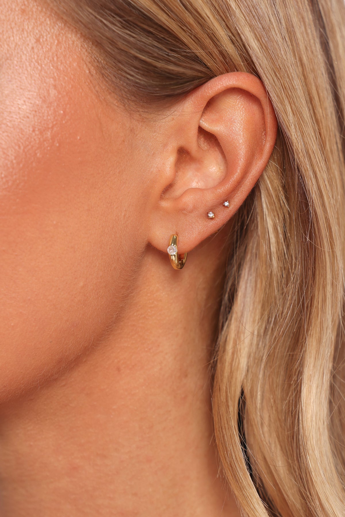 Java Earrings in Gold – view 2 of 2