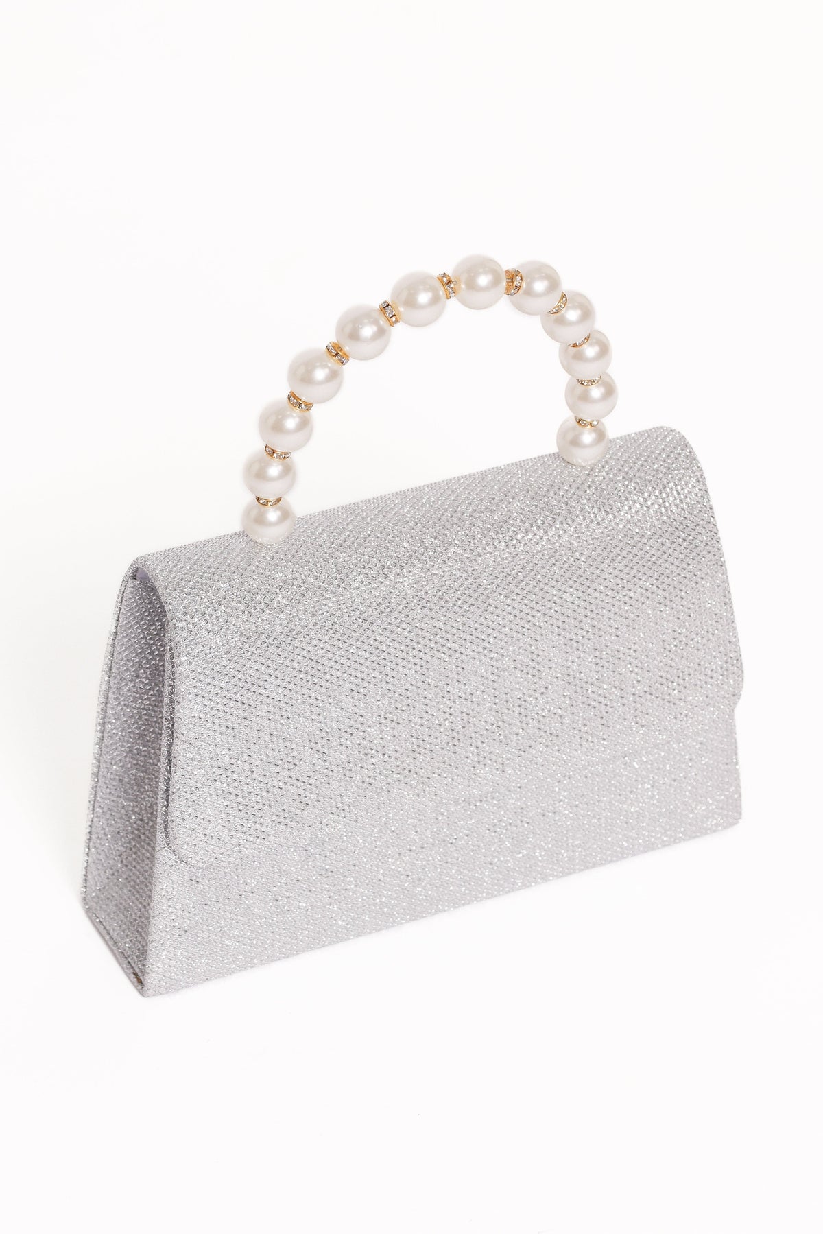 Jenn Embellished Bag in Champagne/Pearl – view 2 of 3