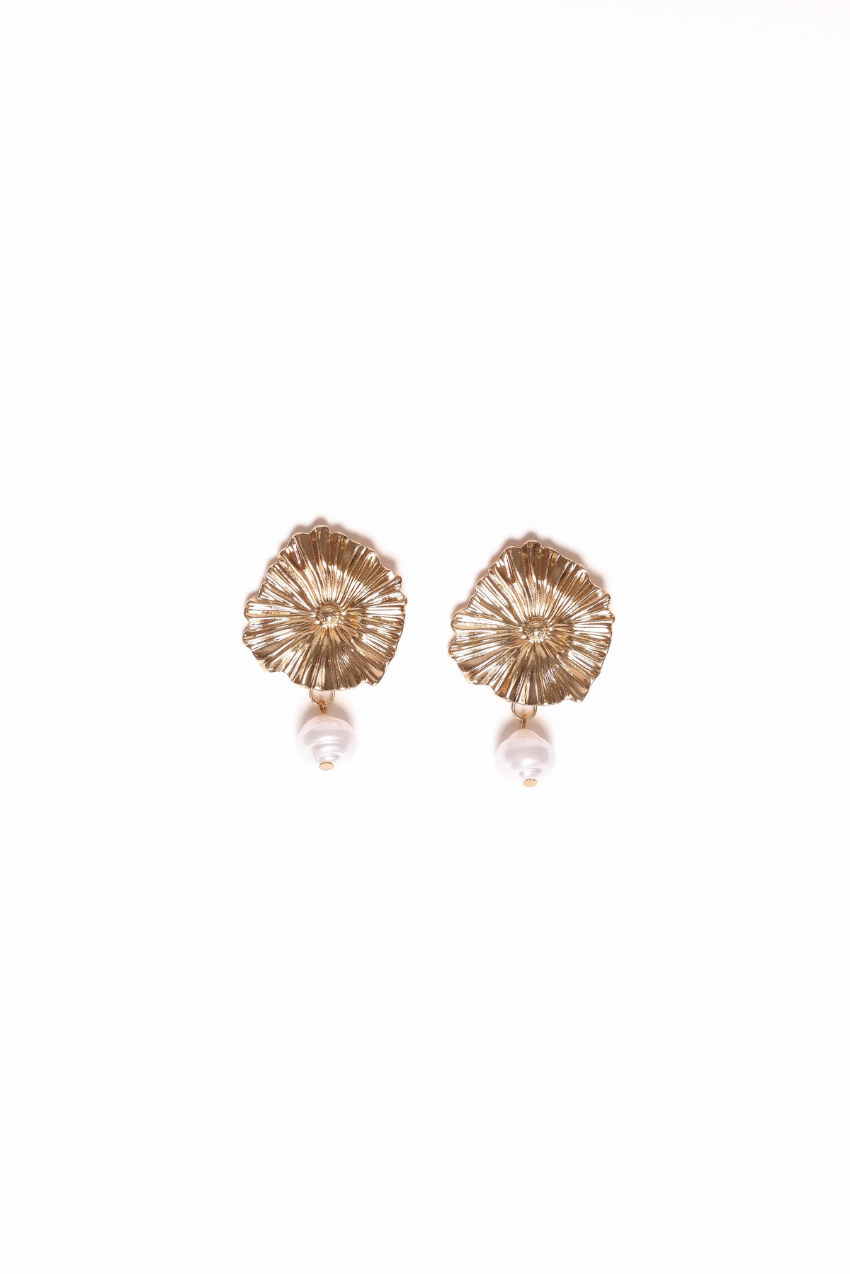 Jett Earrings in Gold/Pearl – view 1 of 2