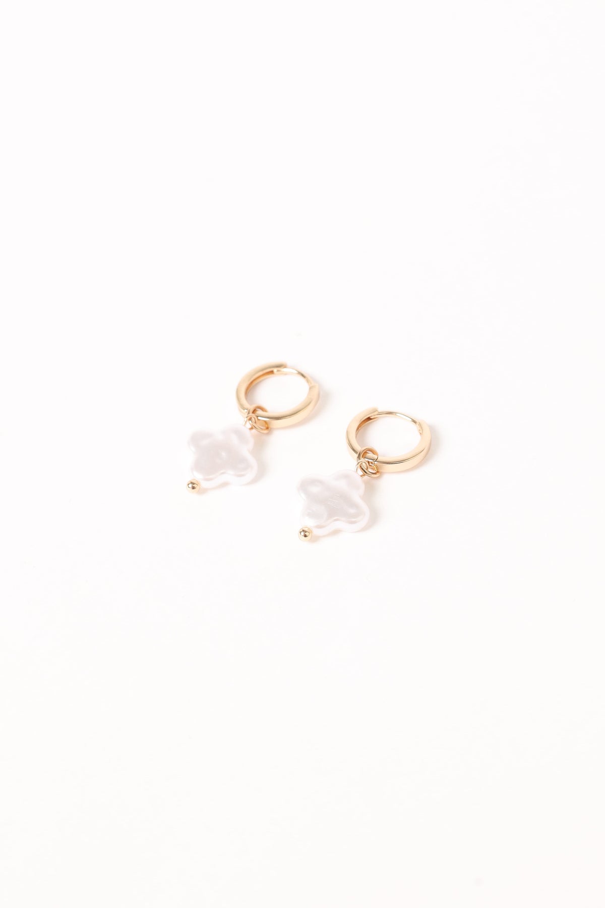 Kieran Earrings in Gold/Pearl – view 1 of 2