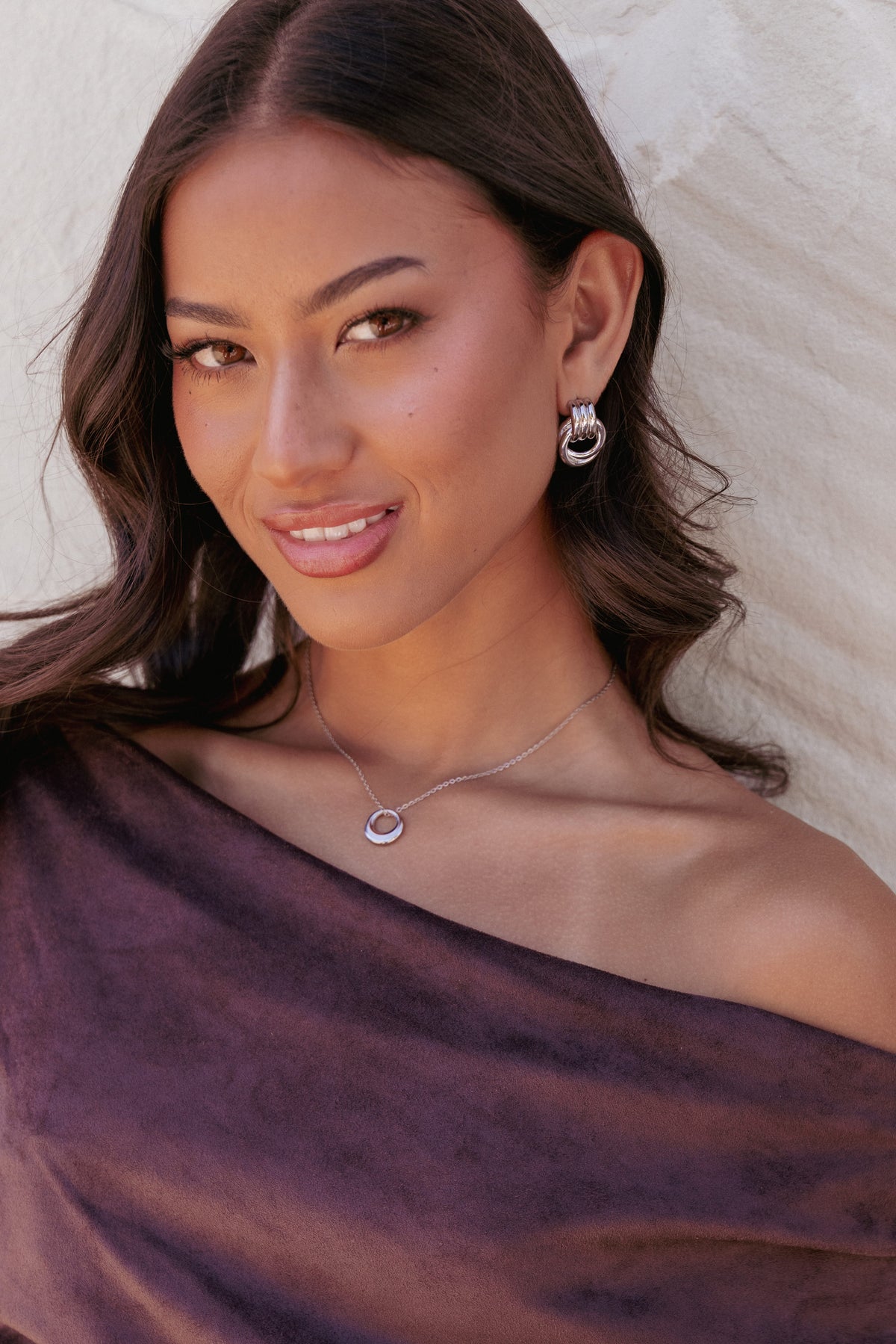 Kinley Earrings in Silver – view 1 of 4