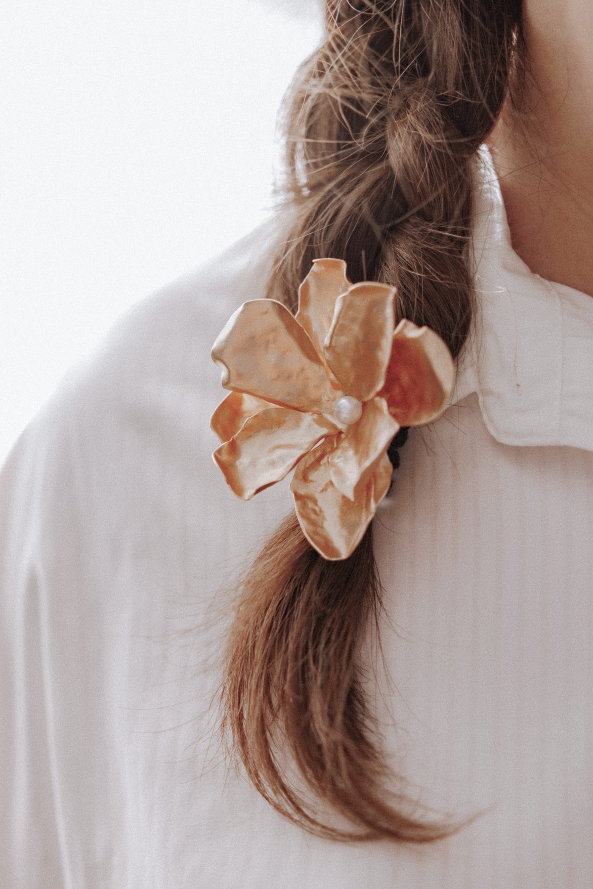 Kora Hair Tie in Gold – view 4 of 4
