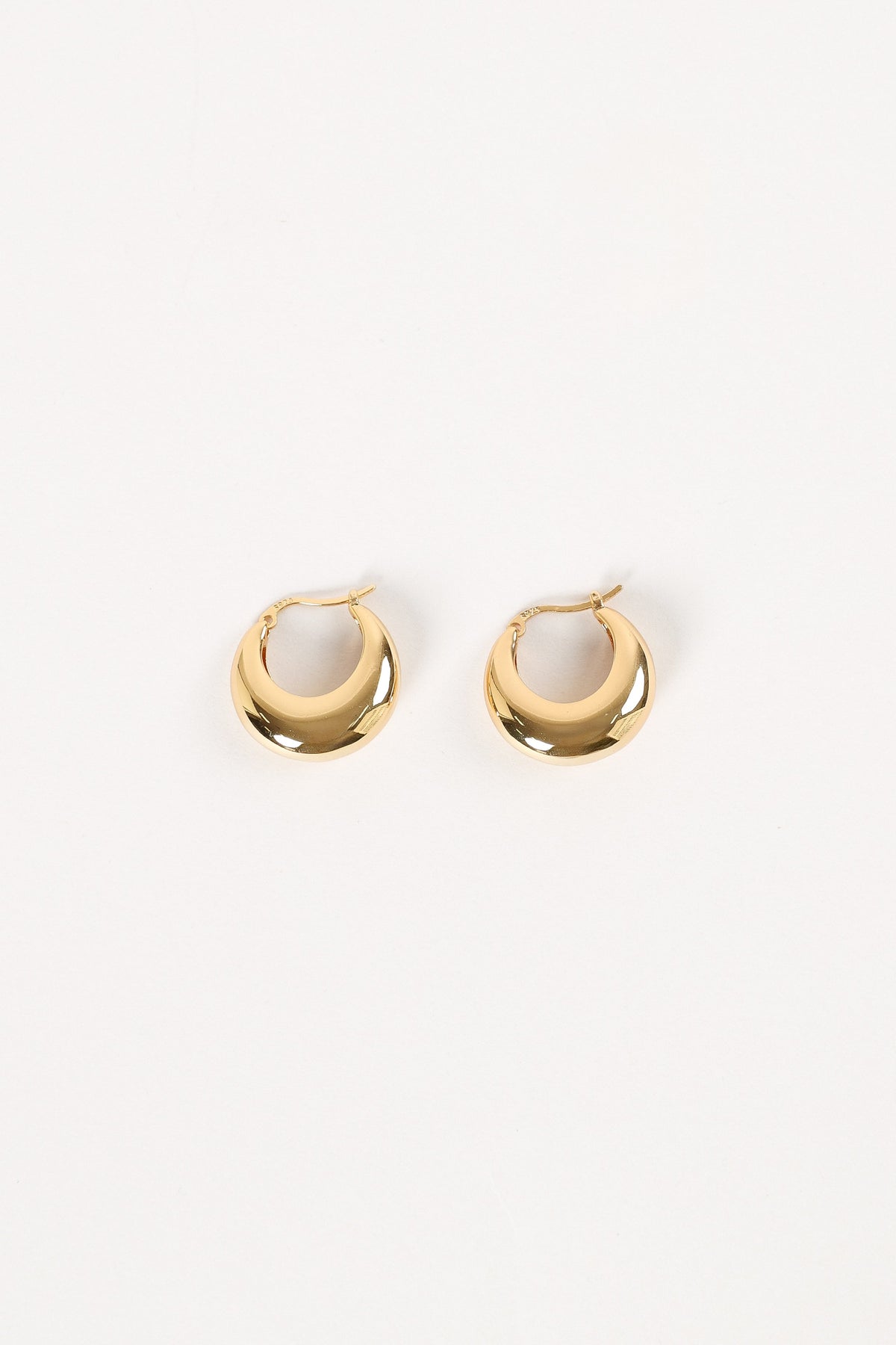 Lainey Hoop Earrings in Gold – view 1 of 2