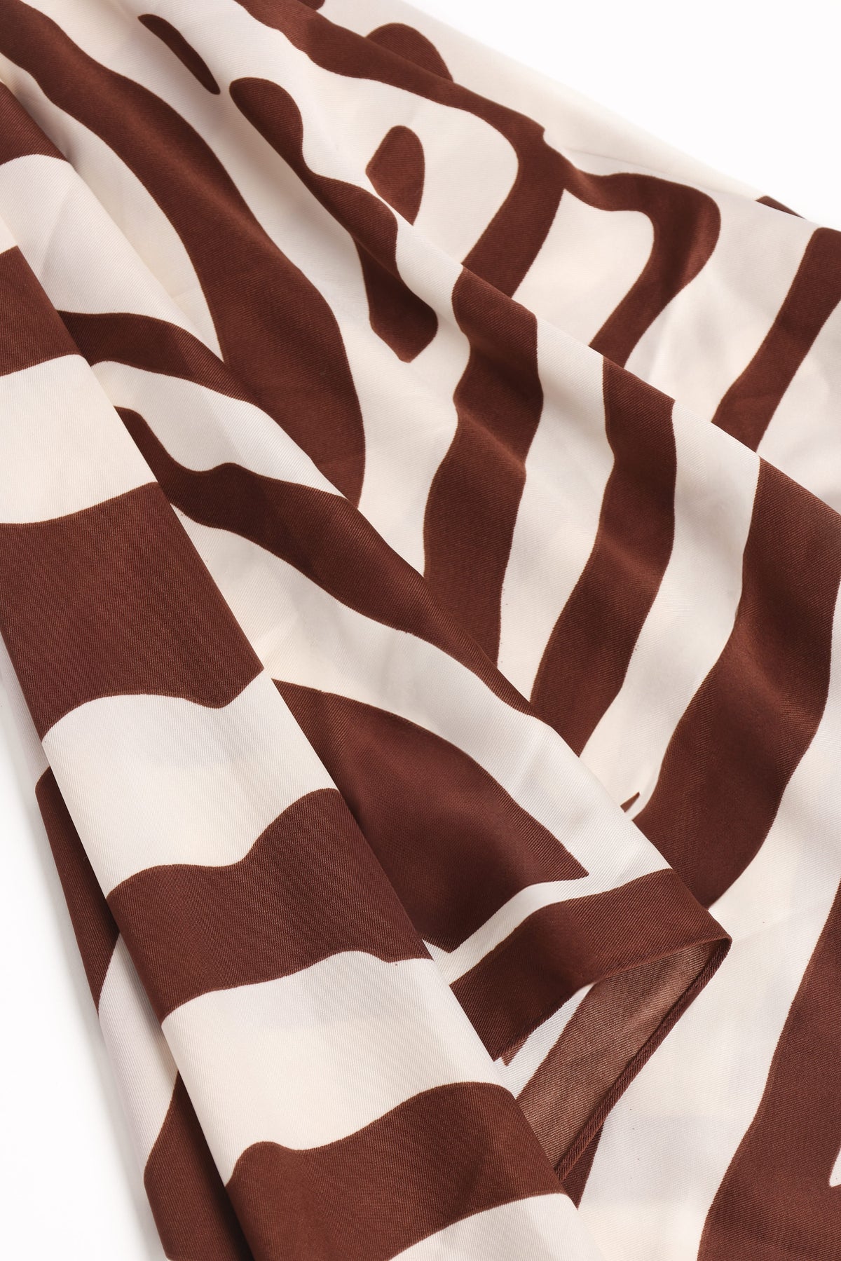 Lara Hair Scarf in Chocolate/White – view 4 of 4