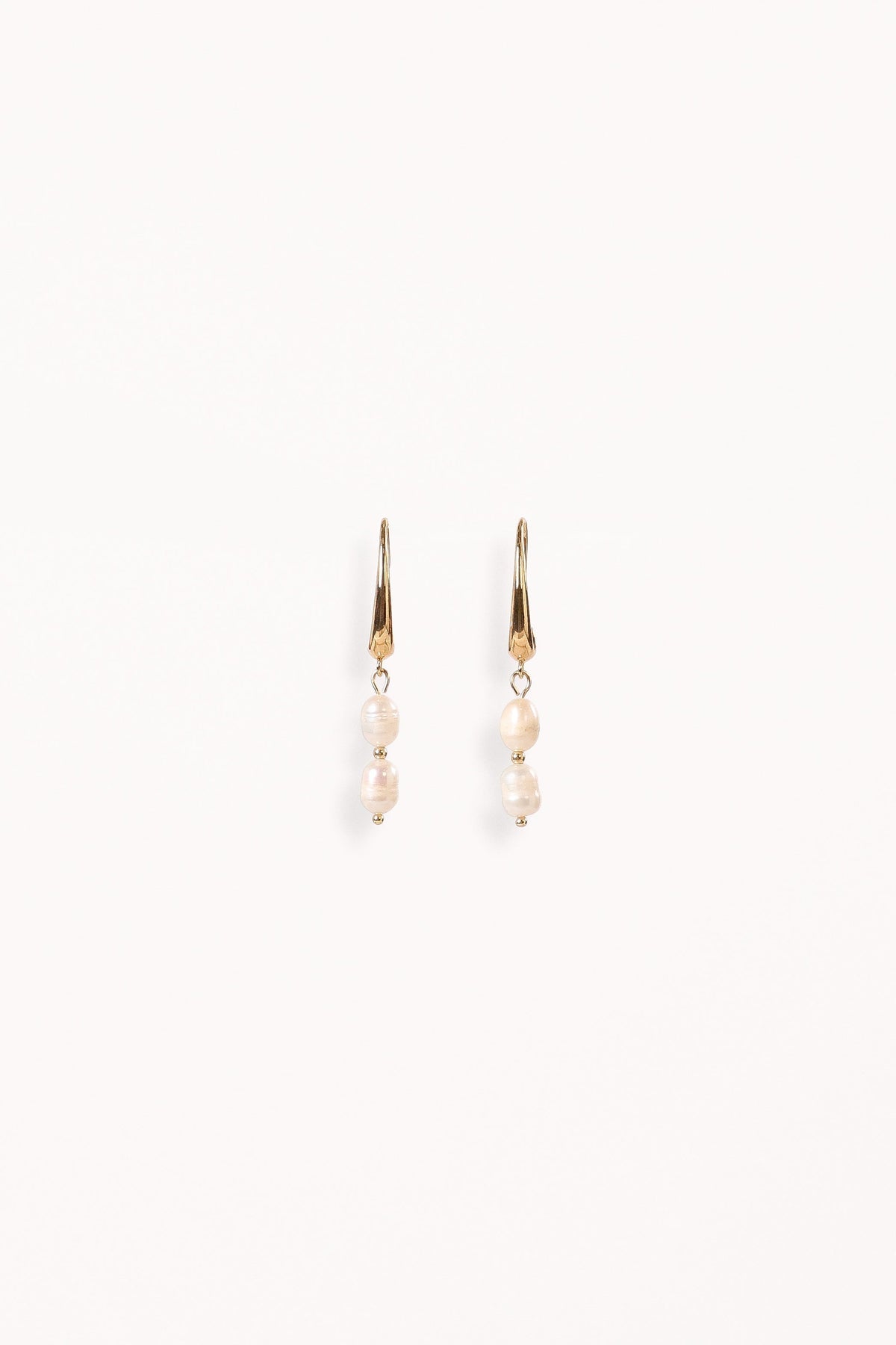 Larissa Pearl Earrings in Gold – view 2 of 2