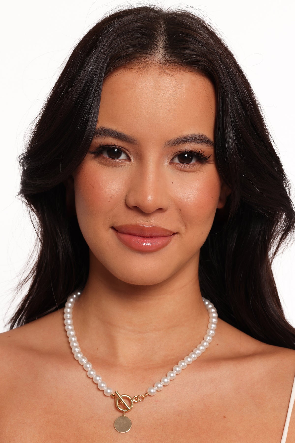 Leni Necklace in Pearl – view 1 of 3