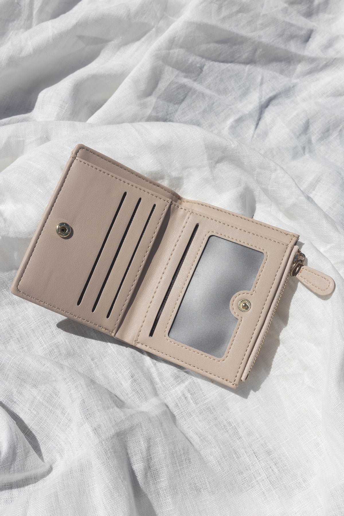 Libby Coin And Card Wallet in Latte – view 3 of 3