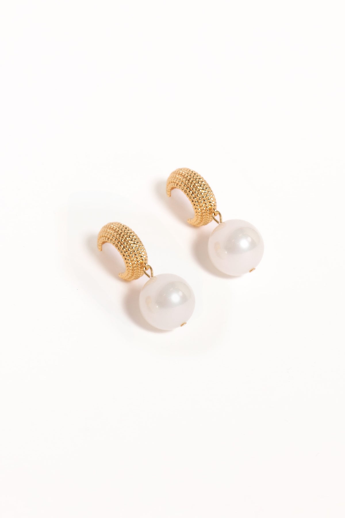 Luciana Earrings in Gold/Pearl – view 1 of 3