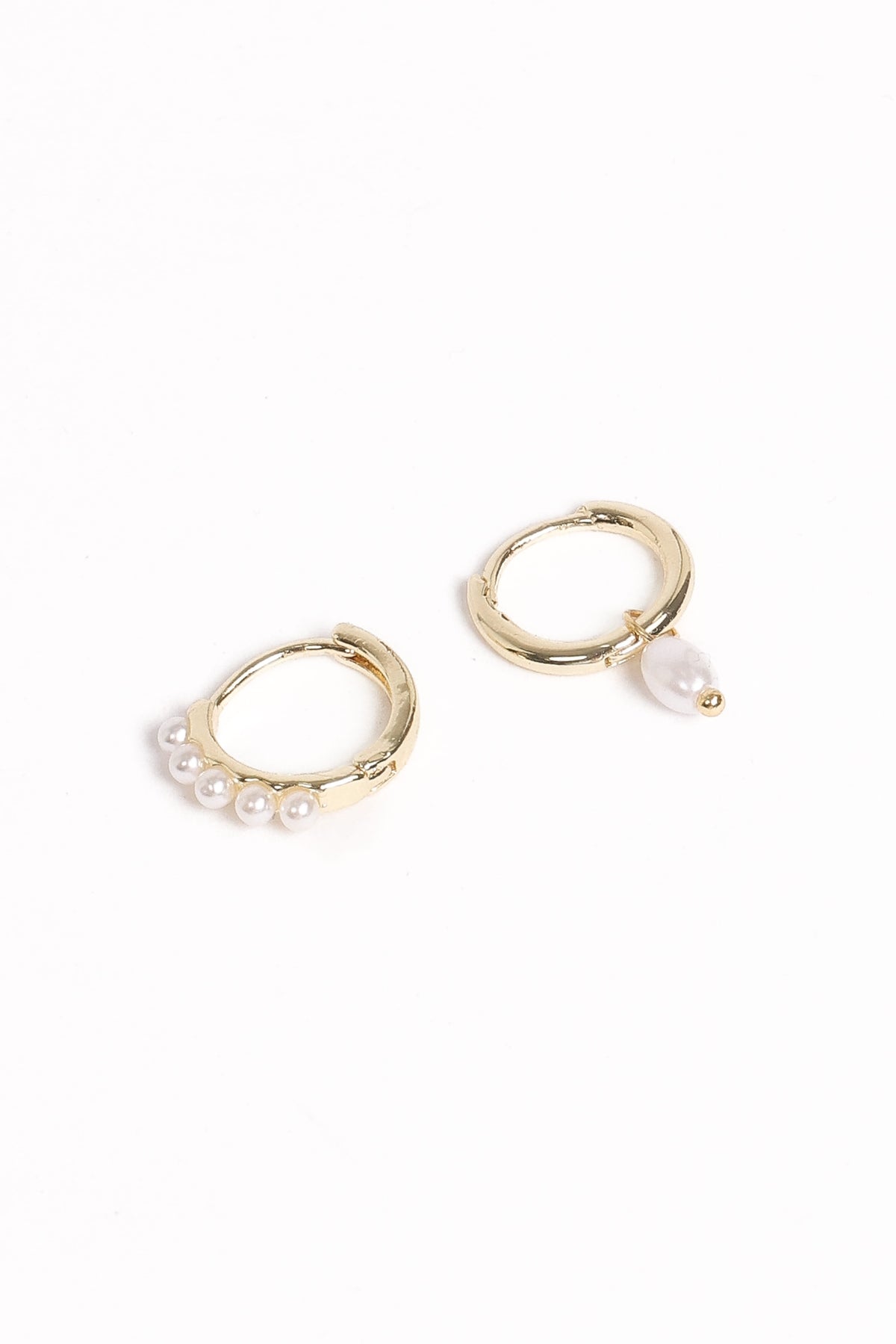 Maracuja Earring Set in Gold/Pearl – view 2 of 3