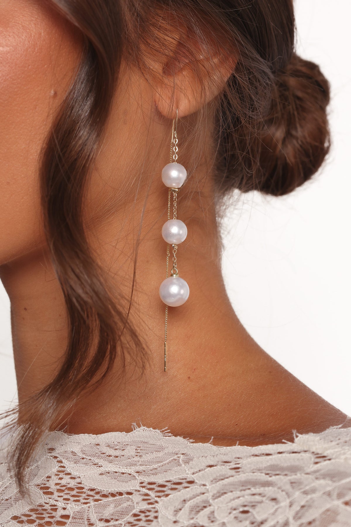 Margaux Earrings in Pearl – view 1 of 2