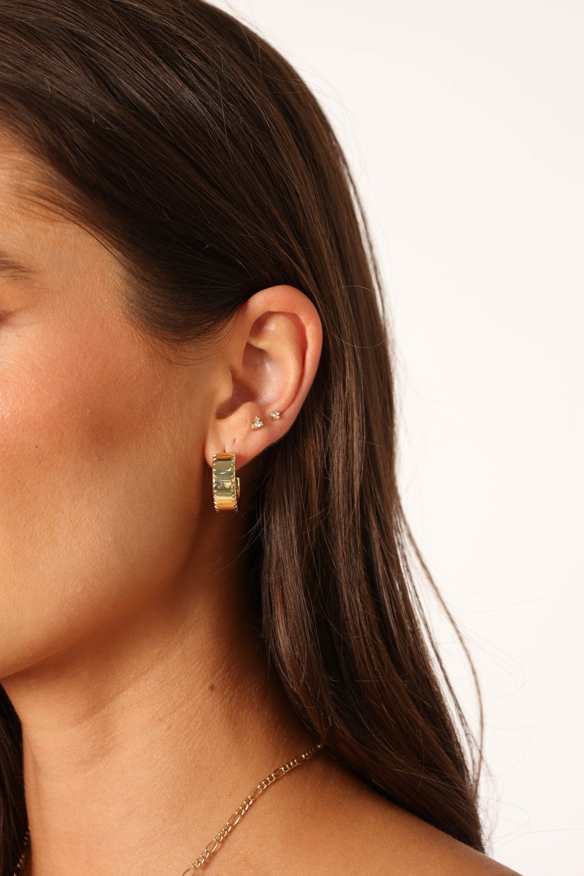 Marley Hoop Earrings in Gold – view 1 of 4