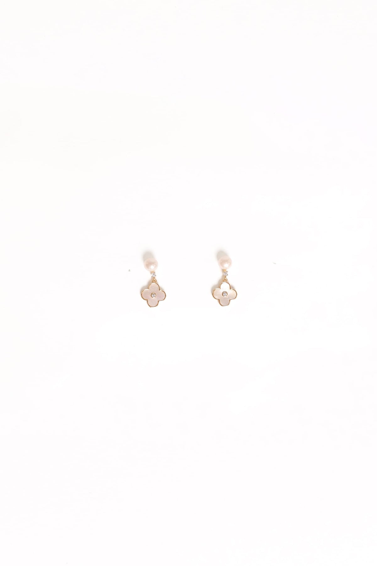Marlowe Flower Earrings in Gold – view 1 of 2