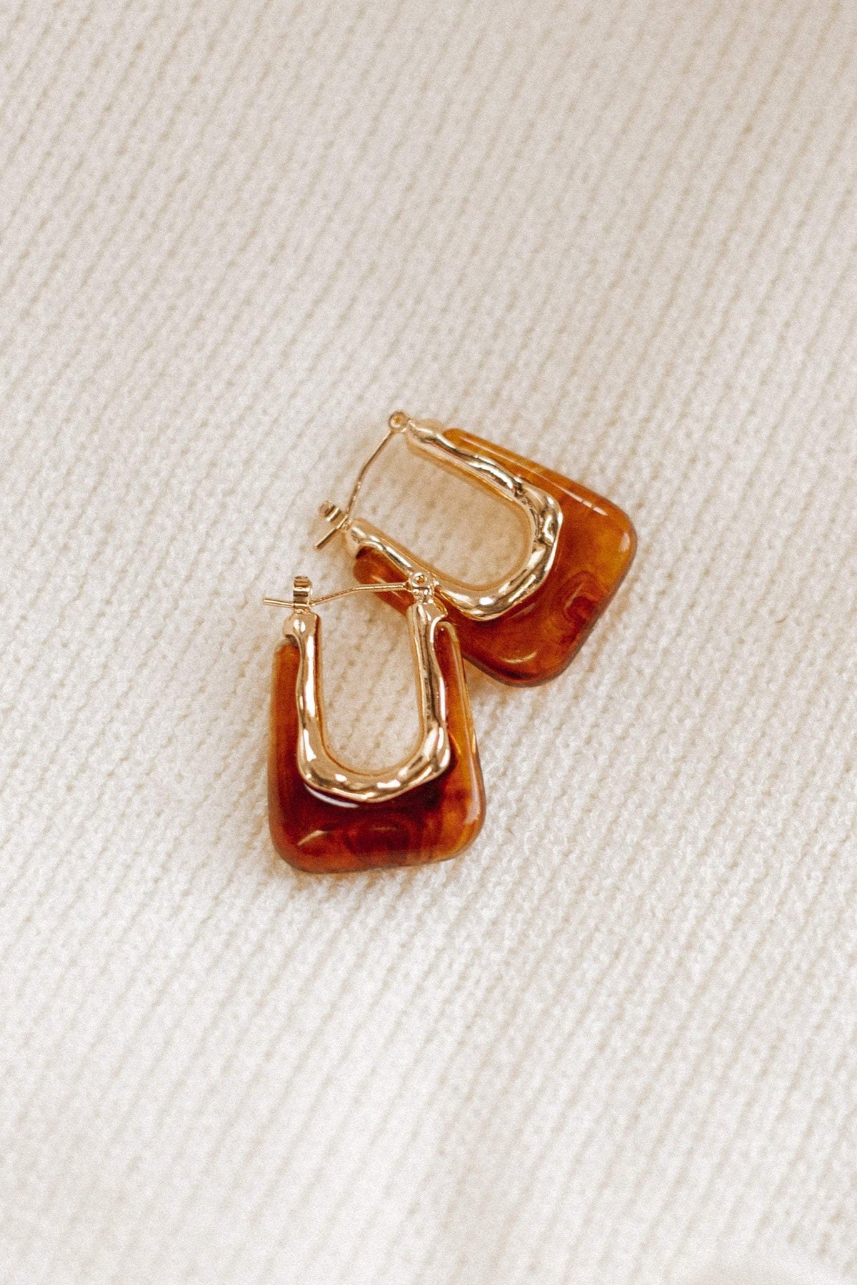 Minsi Earrings in Brown – view 4 of 5