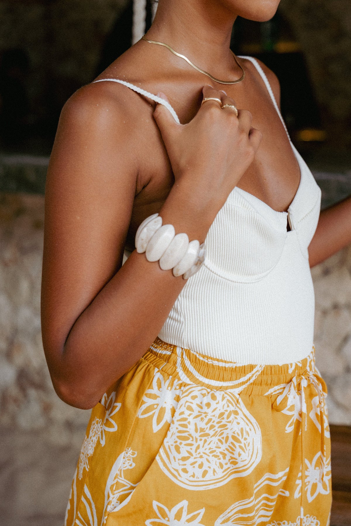 Miriam Bracelet in Cream – view 6 of 6