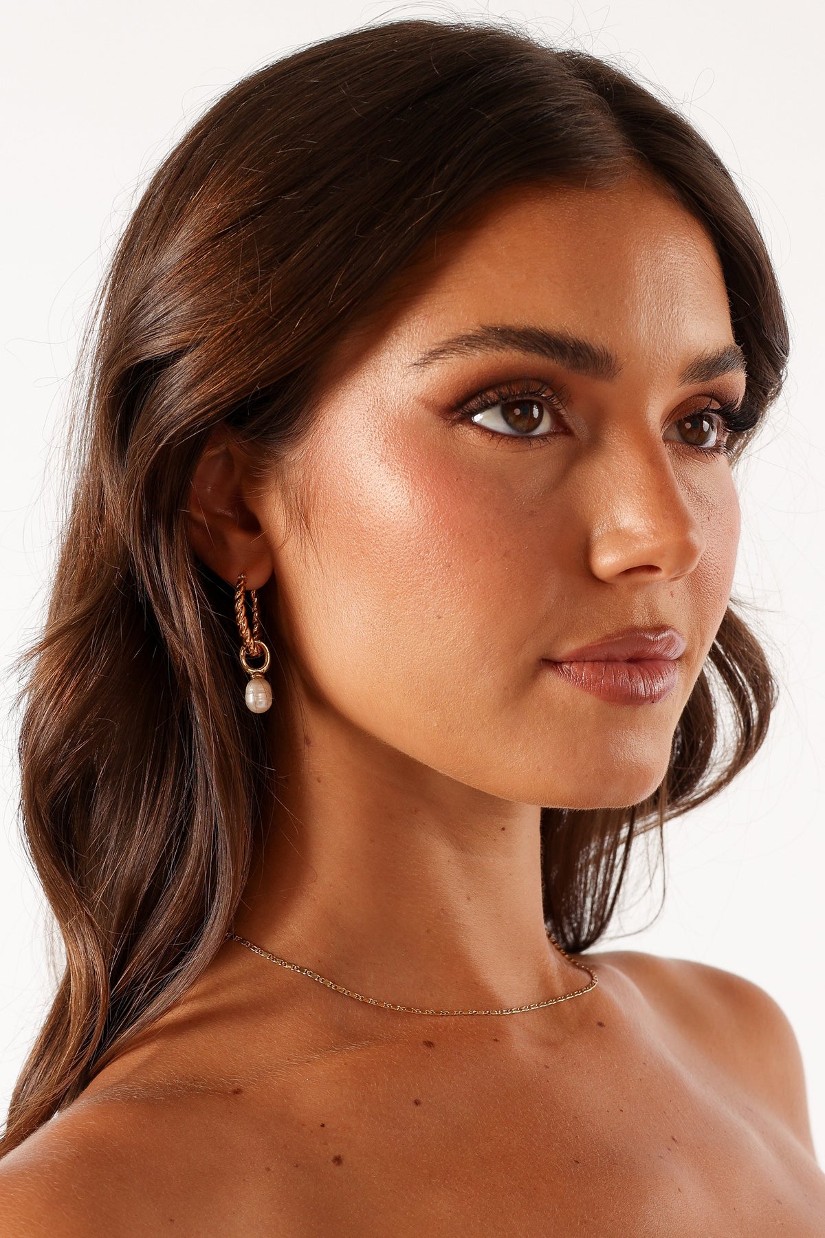 Monika Hoop Earrings in Gold – view 5 of 6