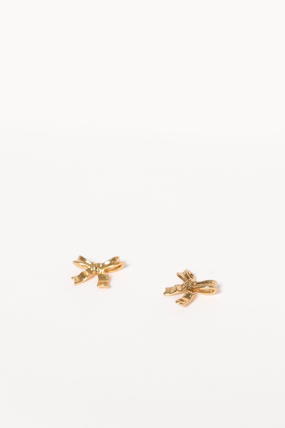 Myra Bow Earrings in Gold – view 2 of 2