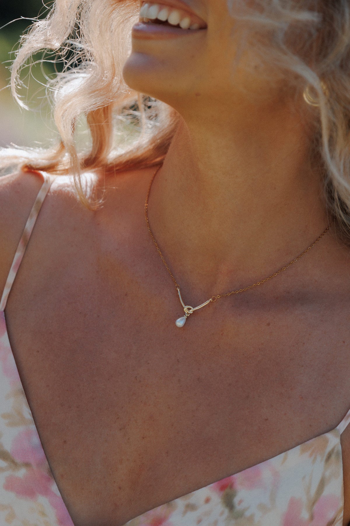 Nusa Necklace in Gold/Pearl – view 1 of 6