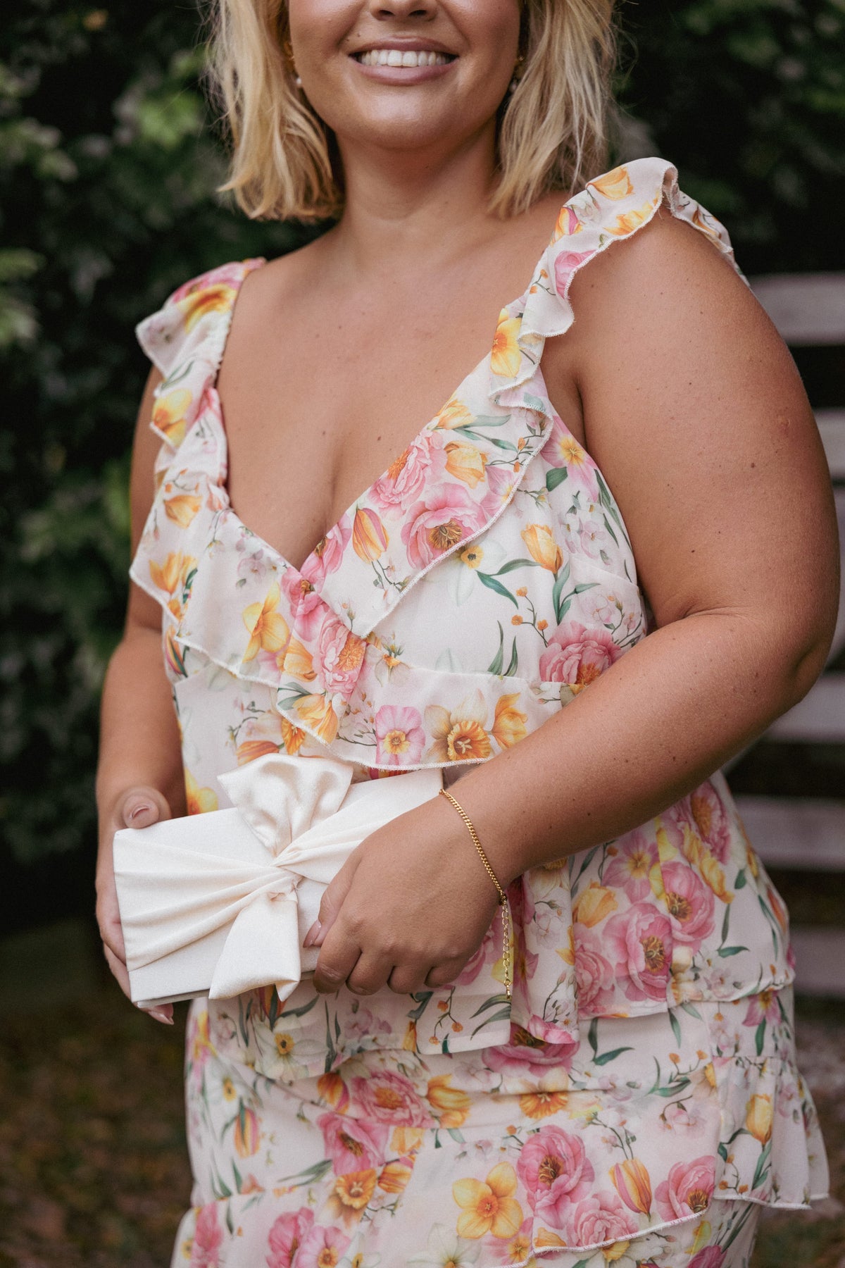 Ophelia Clutch in Champagne – view 1 of 3