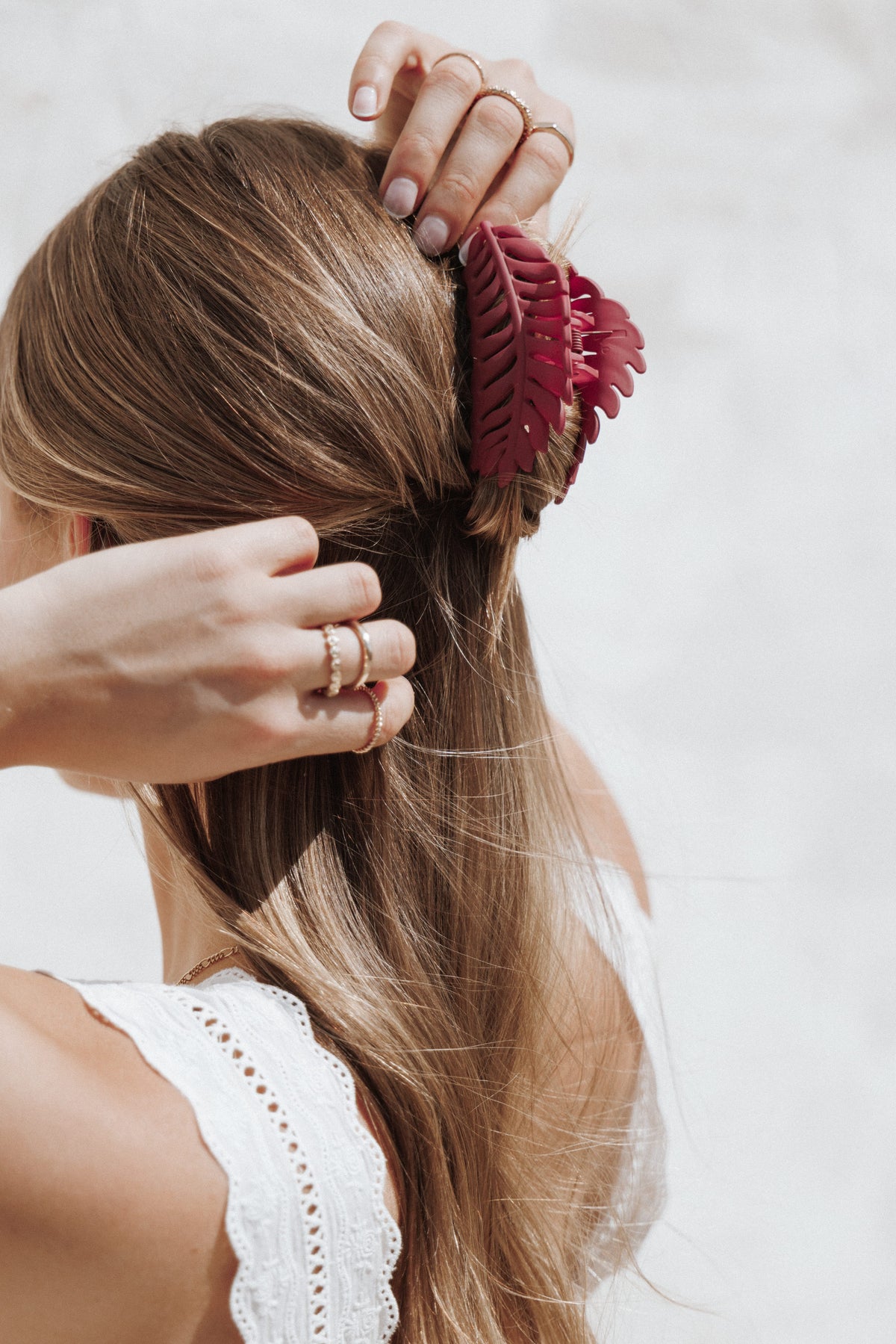 Palm Hair Clip in Red – view 1 of 4