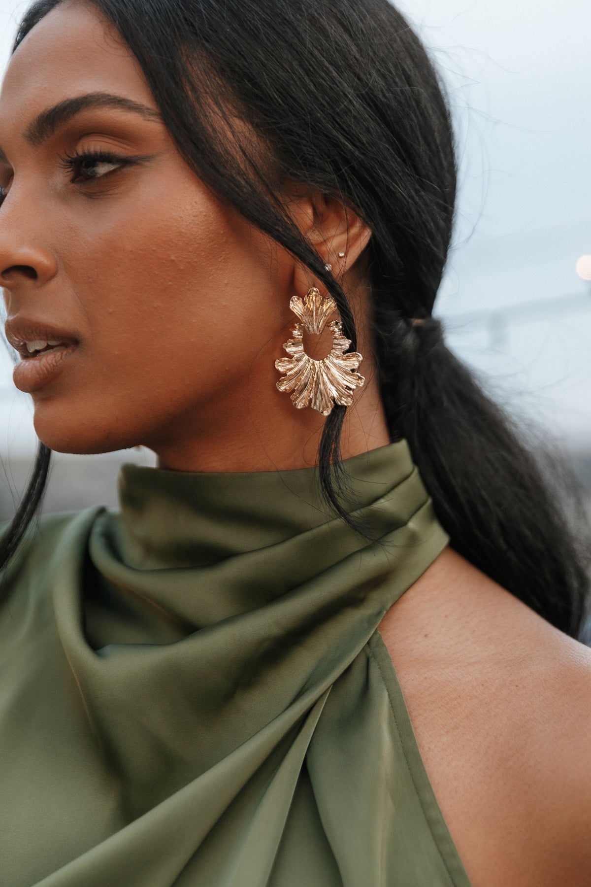 Pixie Statement Earrings in Gold – view 1 of 2