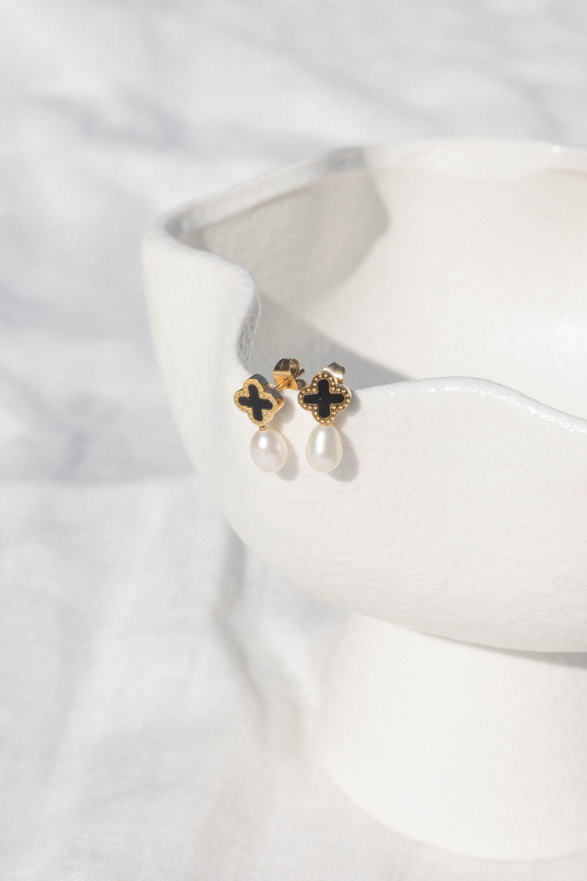 Raphael Earrings in Black – view 2 of 2