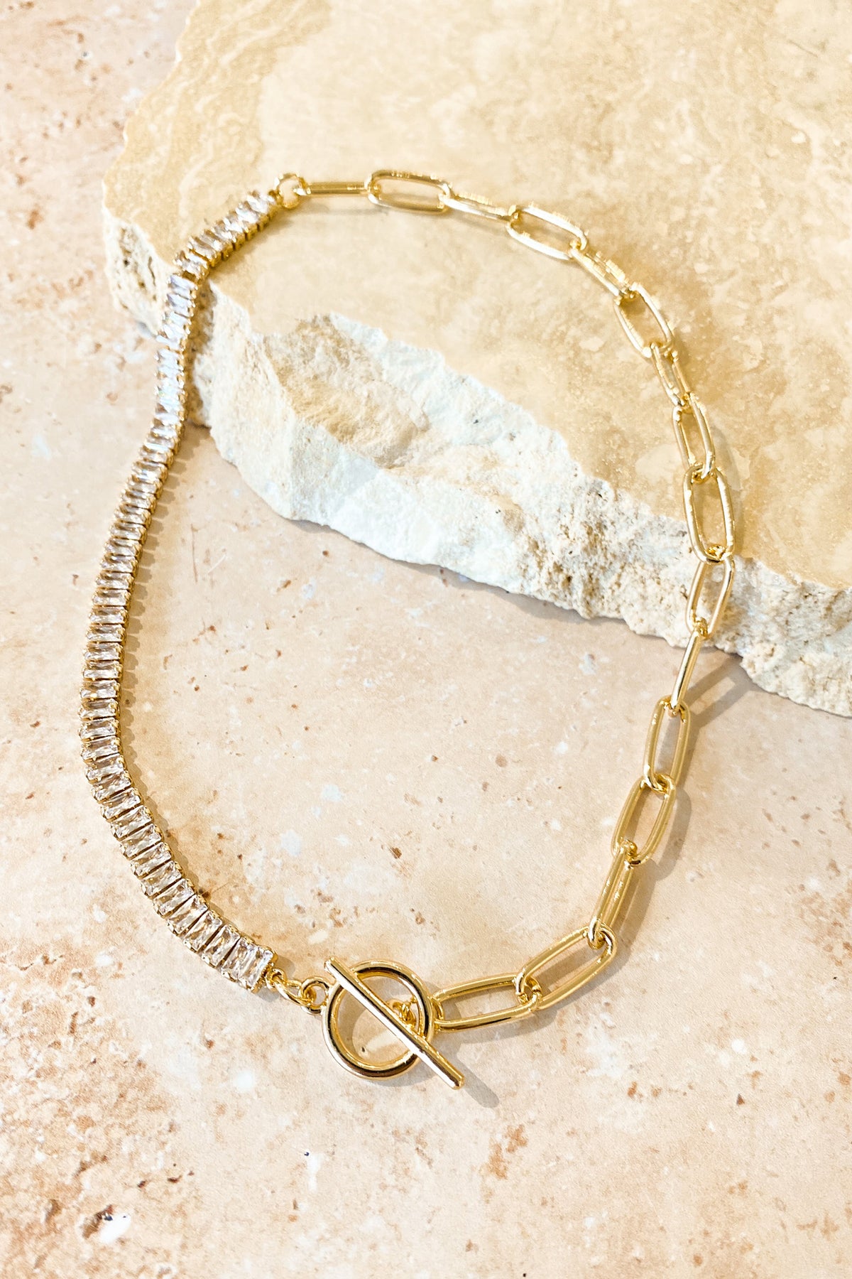 Riri Contrast Chain in Gold – view 1 of 4