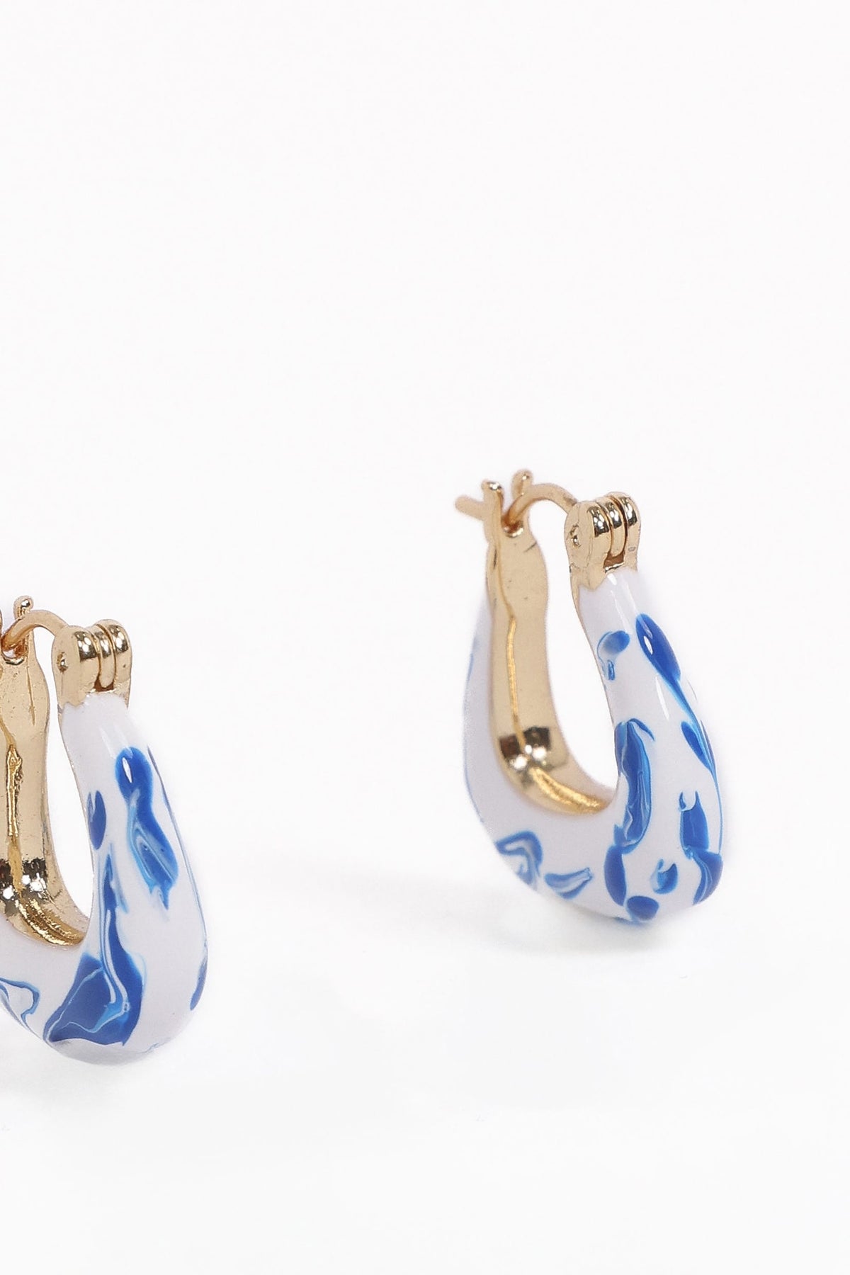 Riven Earrings in Blue – view 3 of 4