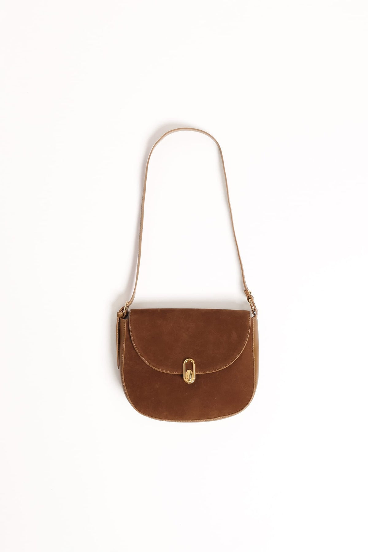 Rowena Crossbody Bag in Brown Suede – view 1 of 4