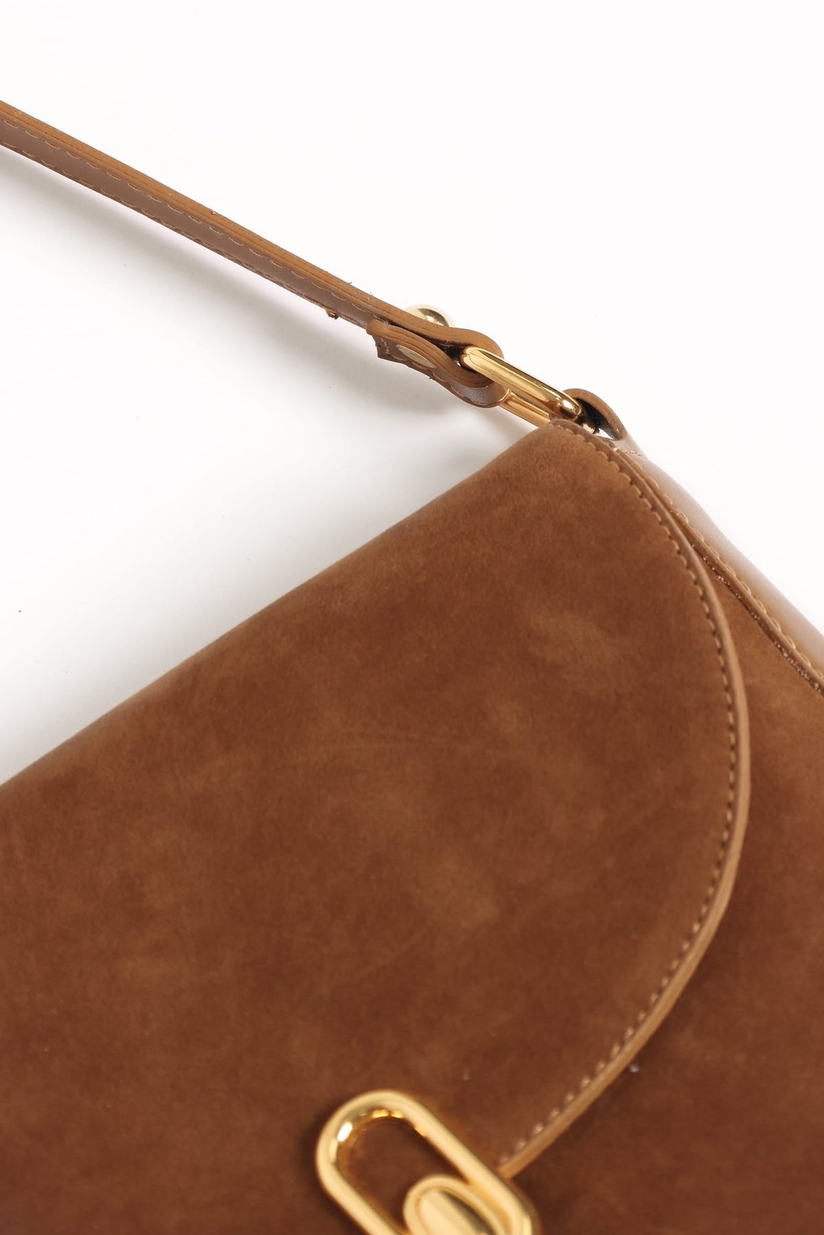 Rowena Crossbody Bag in Brown Suede – view 4 of 4