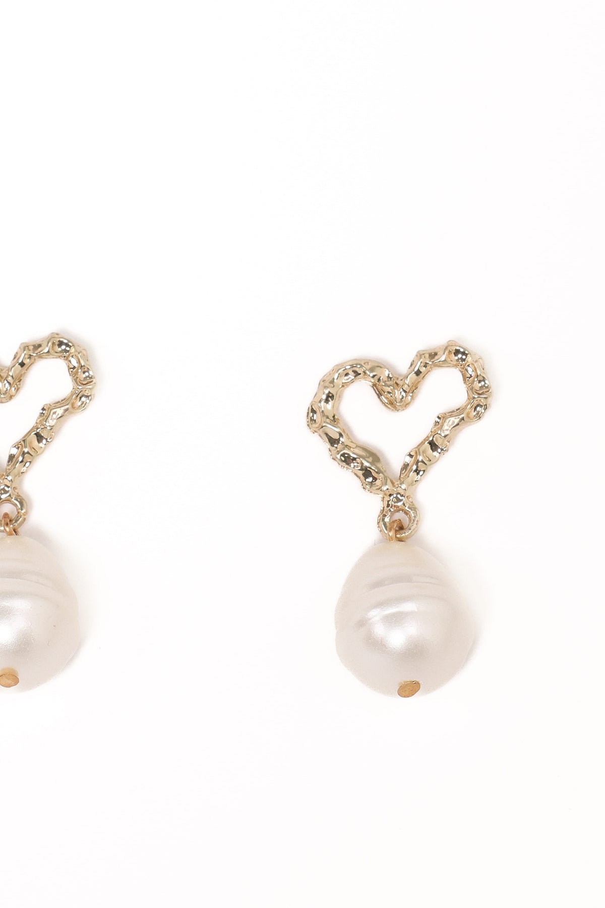 Solana Earrings in Gold Pearl – view 3 of 4