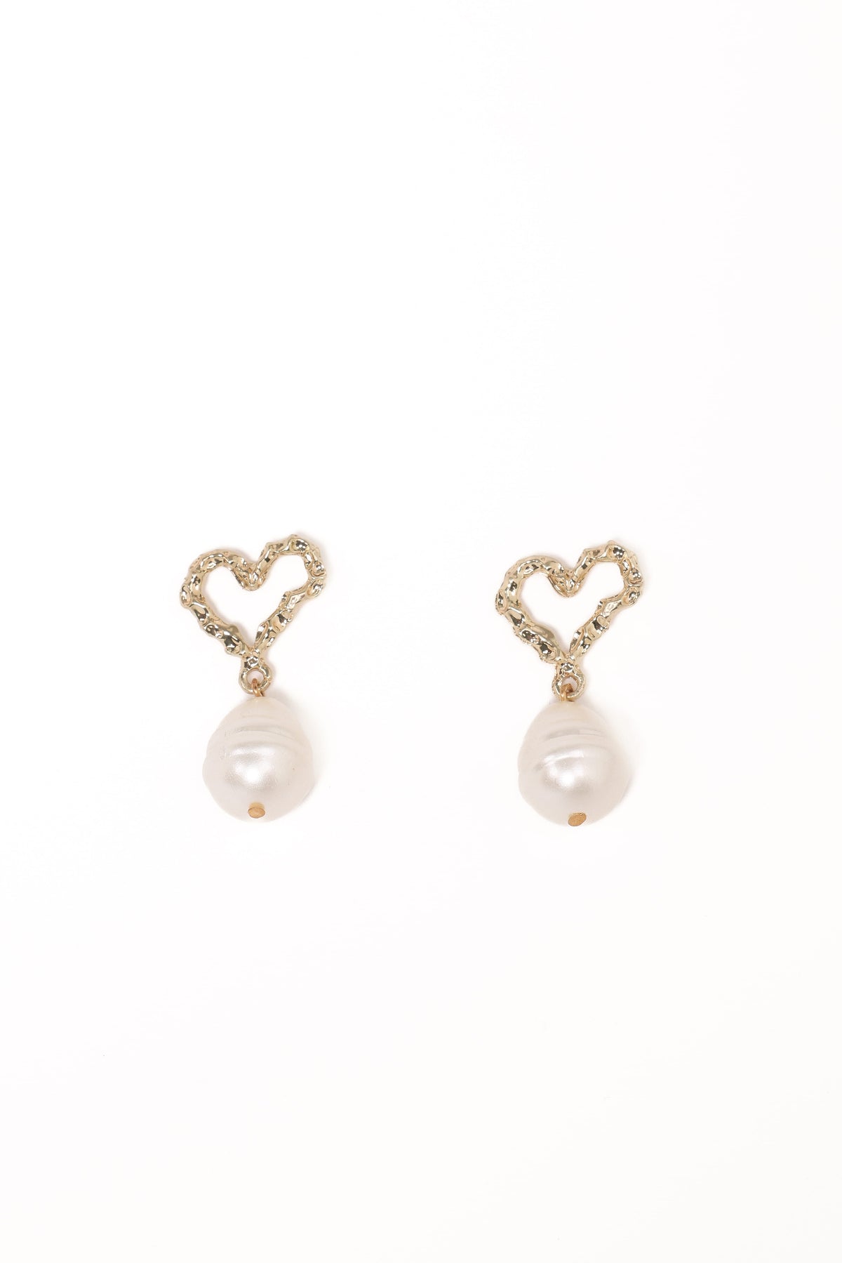 Solana Earrings in Gold Pearl – view 2 of 4