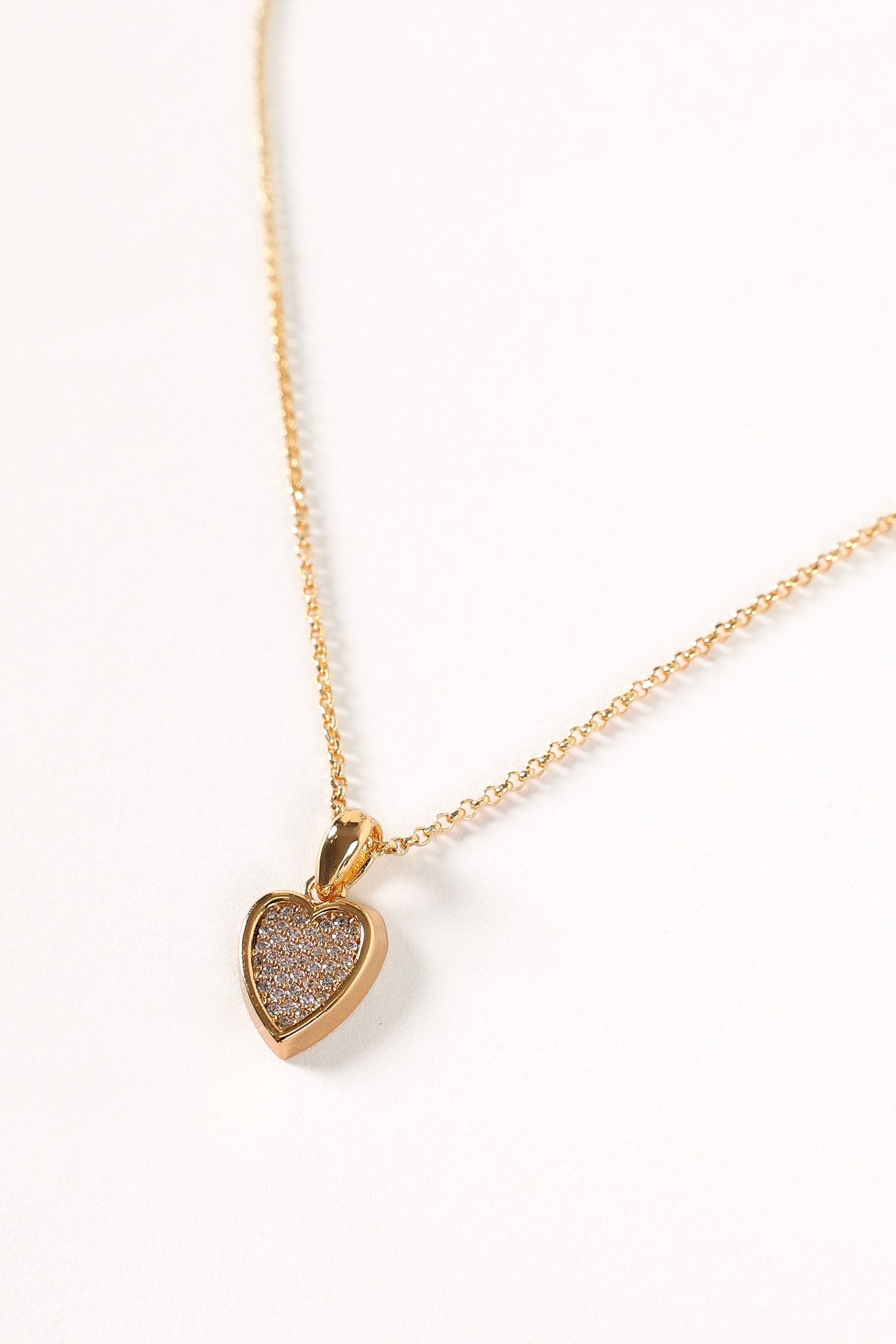 Sophie Heart Necklace in Gold – view 1 of 2