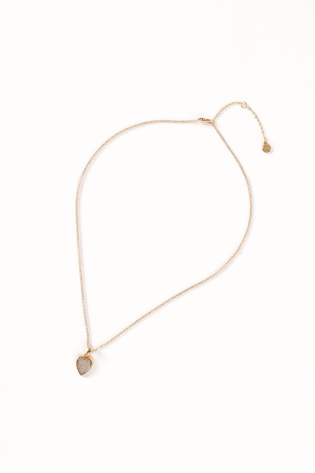 Sophie Heart Necklace in Gold – view 2 of 2